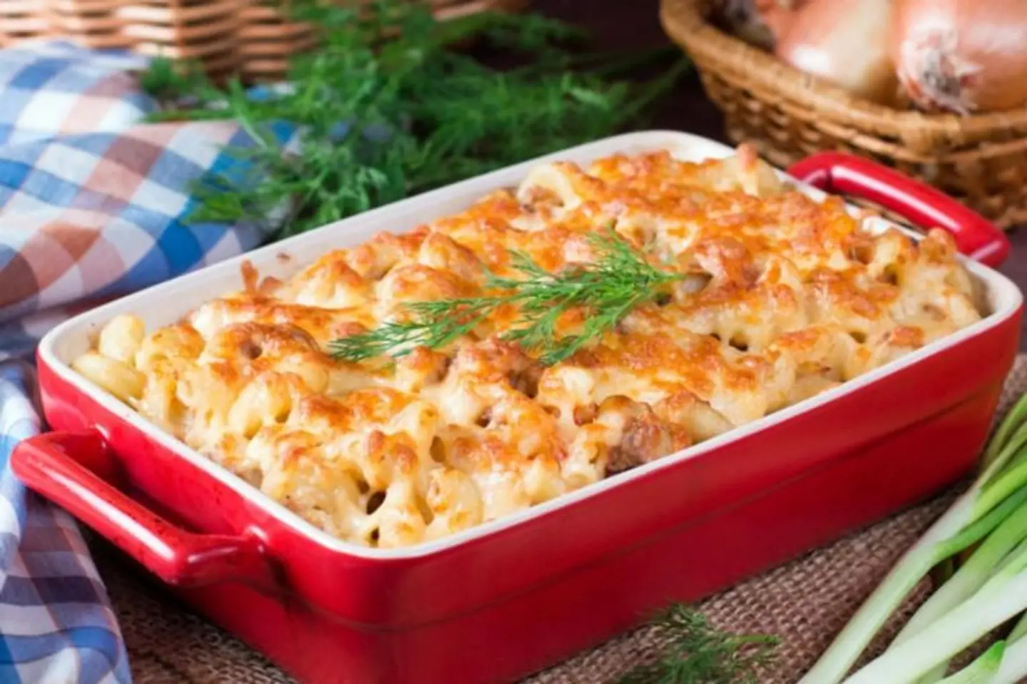 مكرونة بالباشميل - صغير