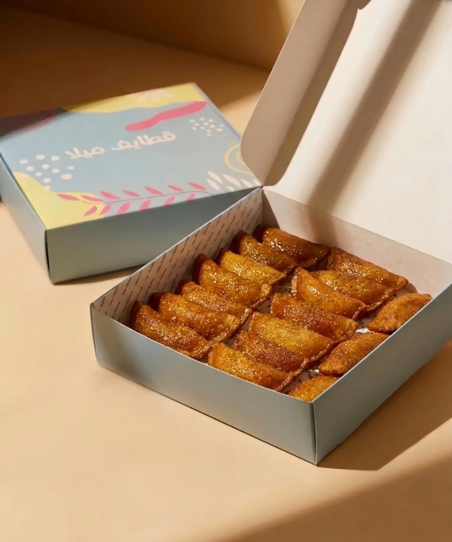 Qatayef With Cream - 6 Pieces