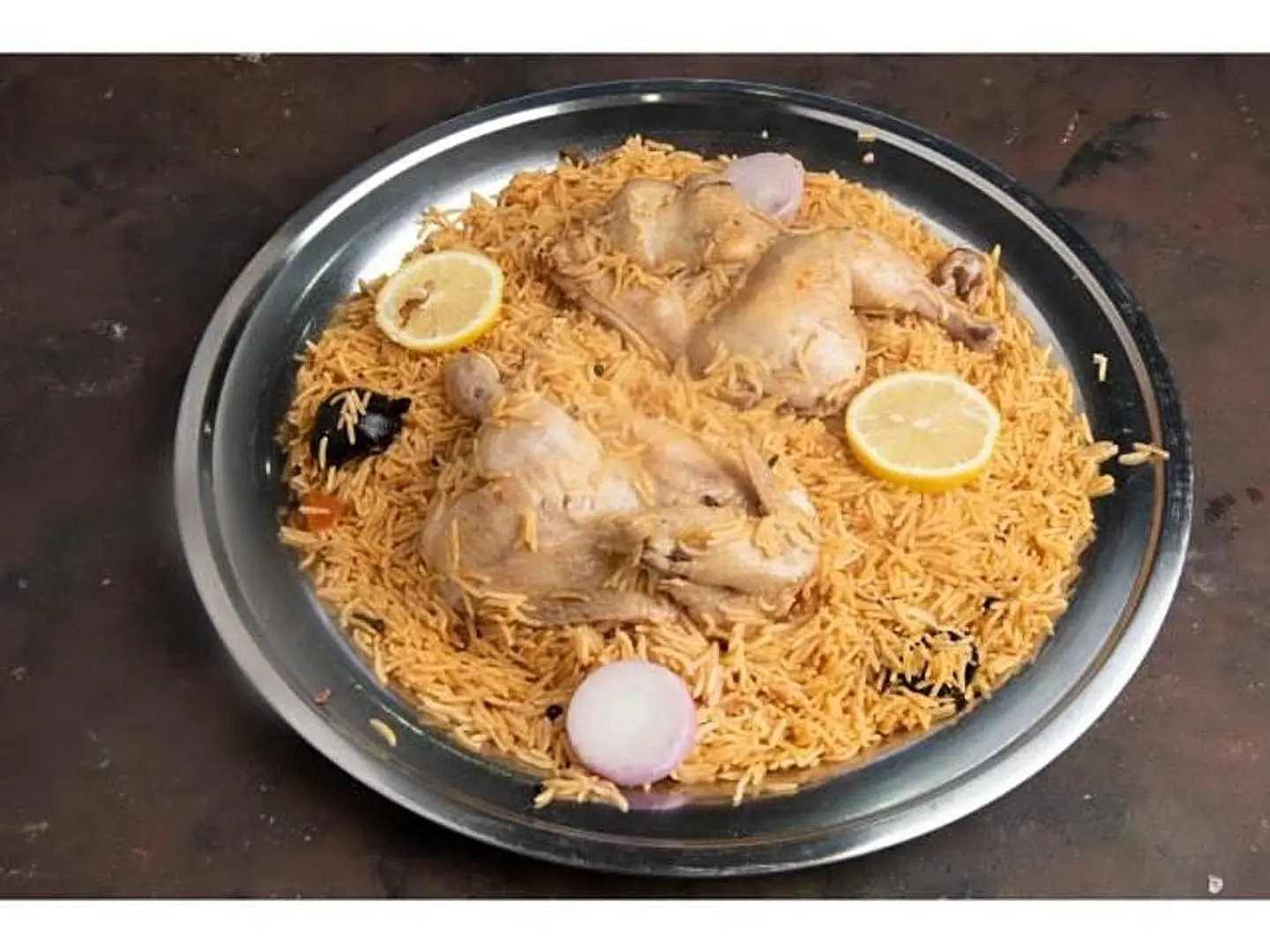 نص دجاج مظبي - نص دجاجة مع الارز الشعبي