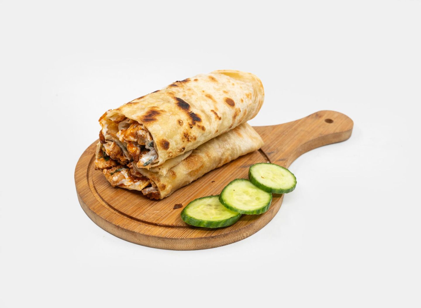 Chicken Stir Fried - Saj Bread