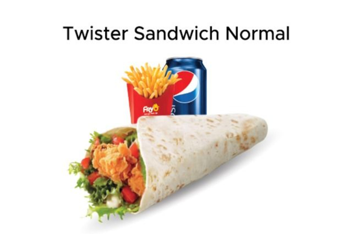 Twister Sandwich Meal - Spicy