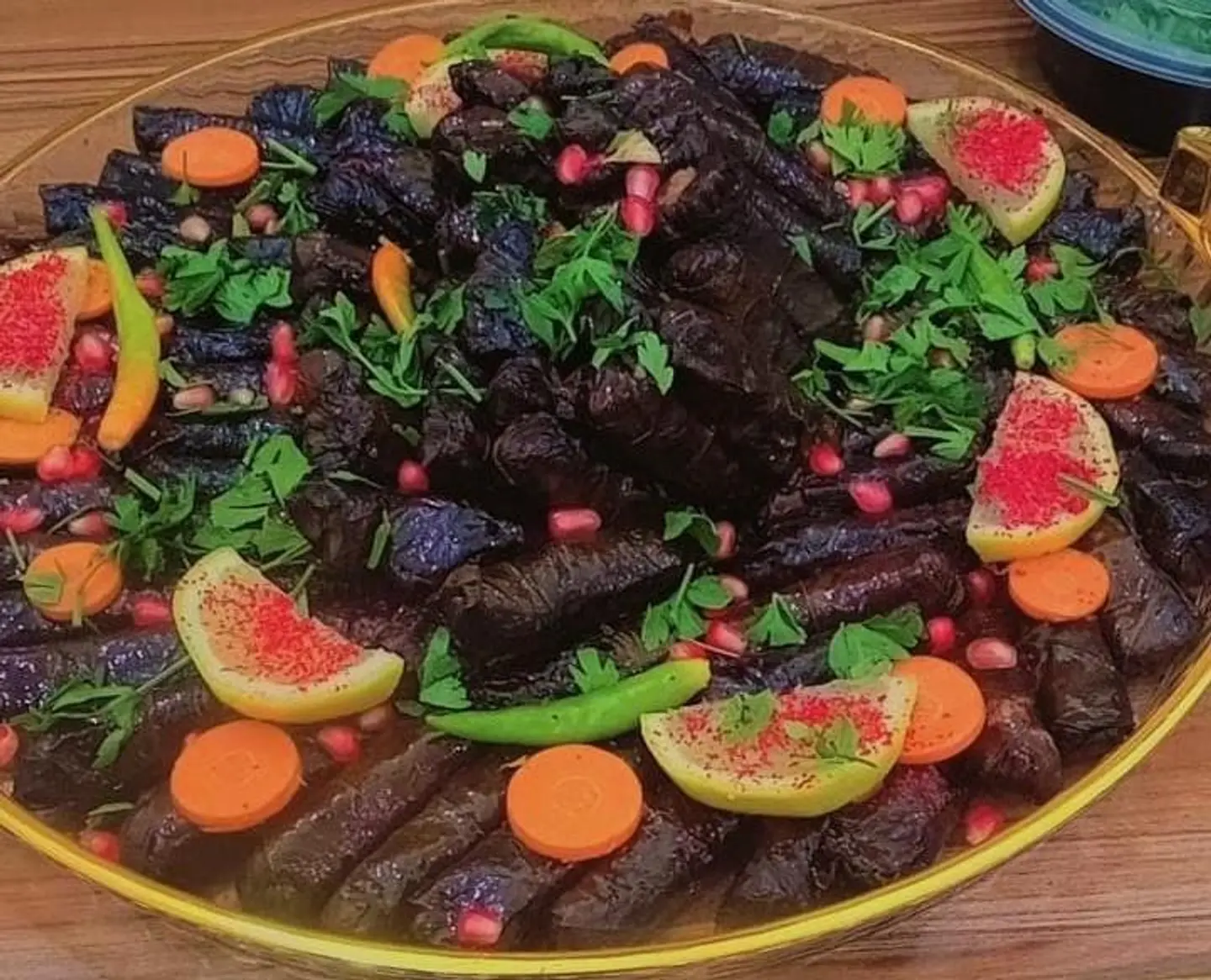 ورق عنب دبس رمان - 10 حبات