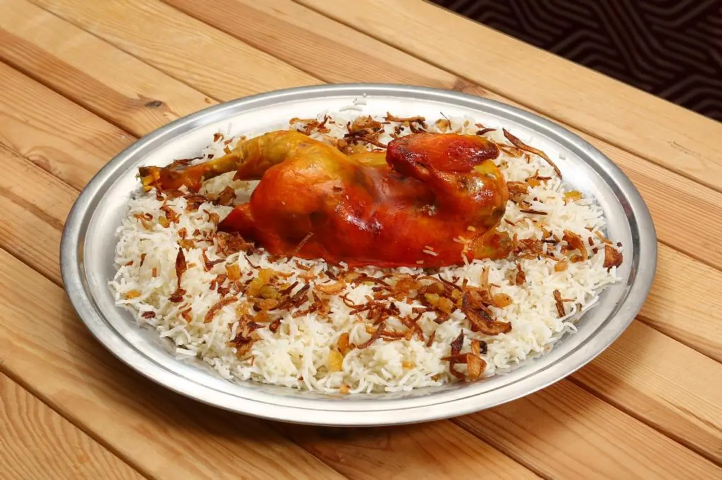 دجاج مندي سادة  - نص حبة