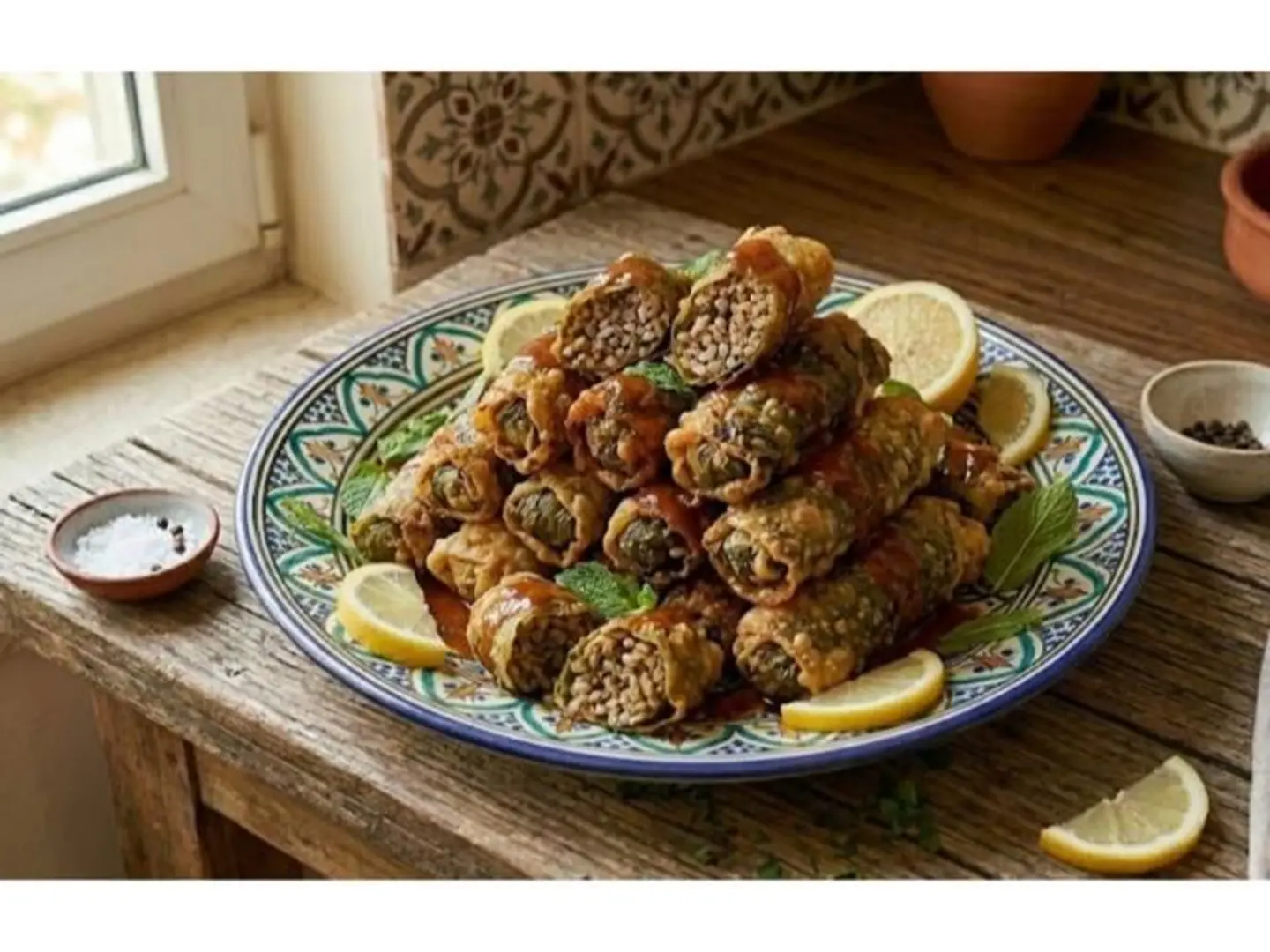 Grape Leaves Chips - 6 Pieces