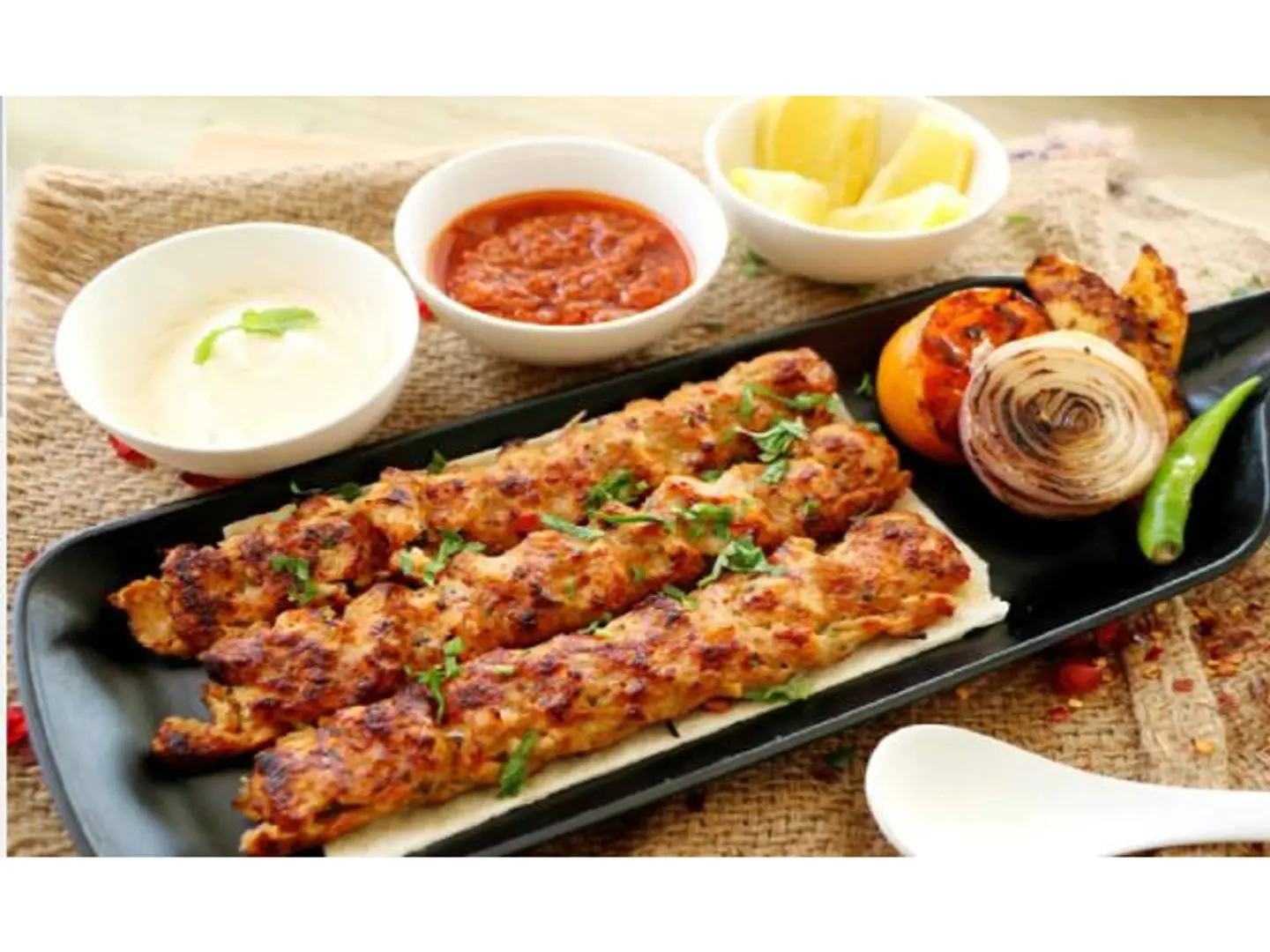 كباب دجاج تشيلي - ثلث