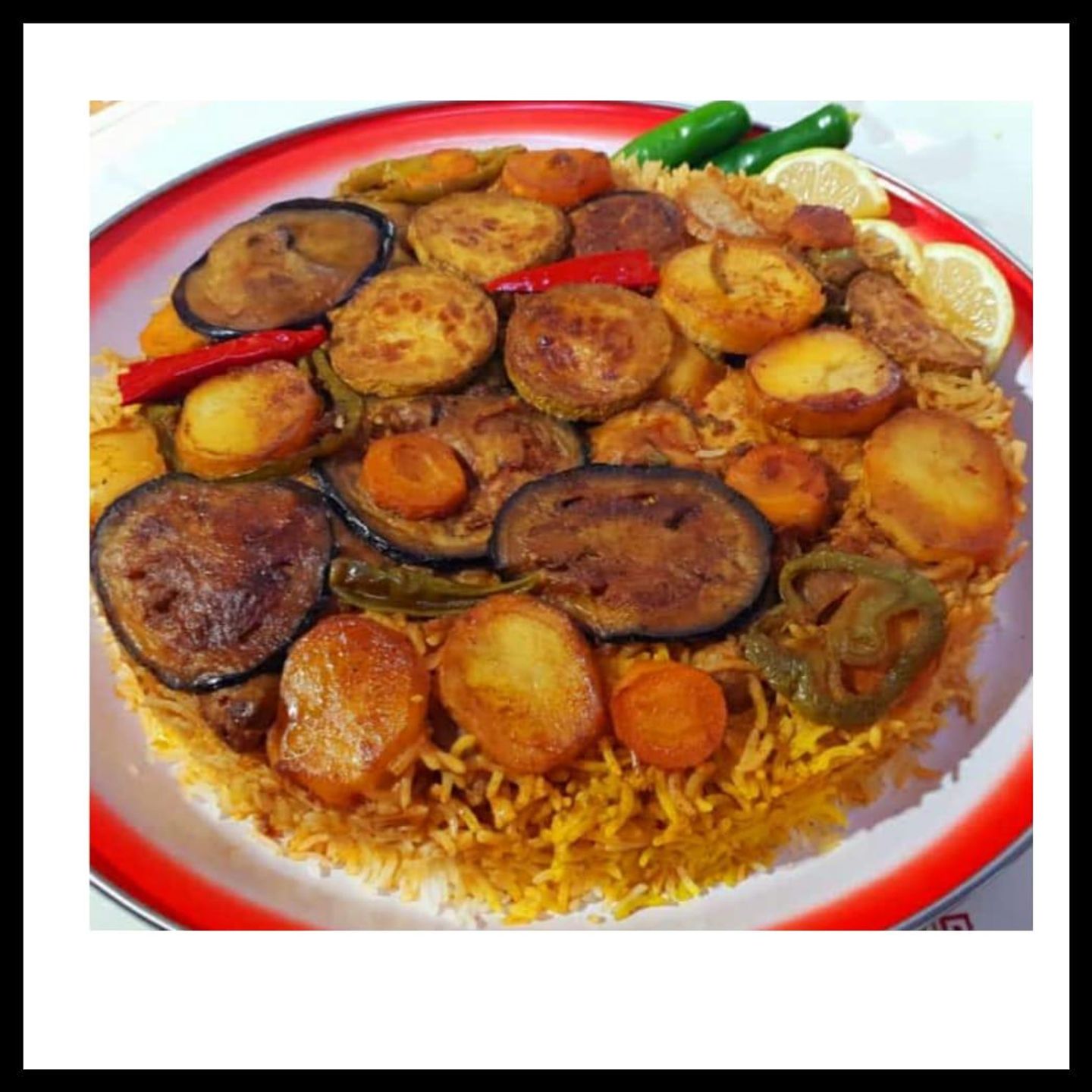 Chicken Maqluba - Half Chicken