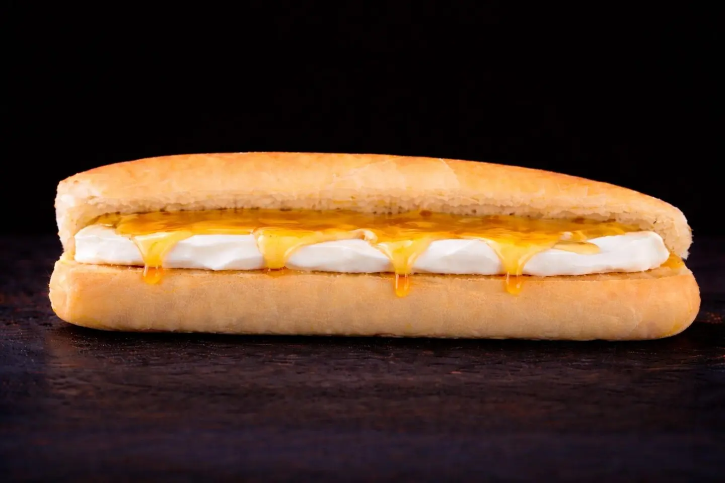 Labneh With Honey - Samoli Bread