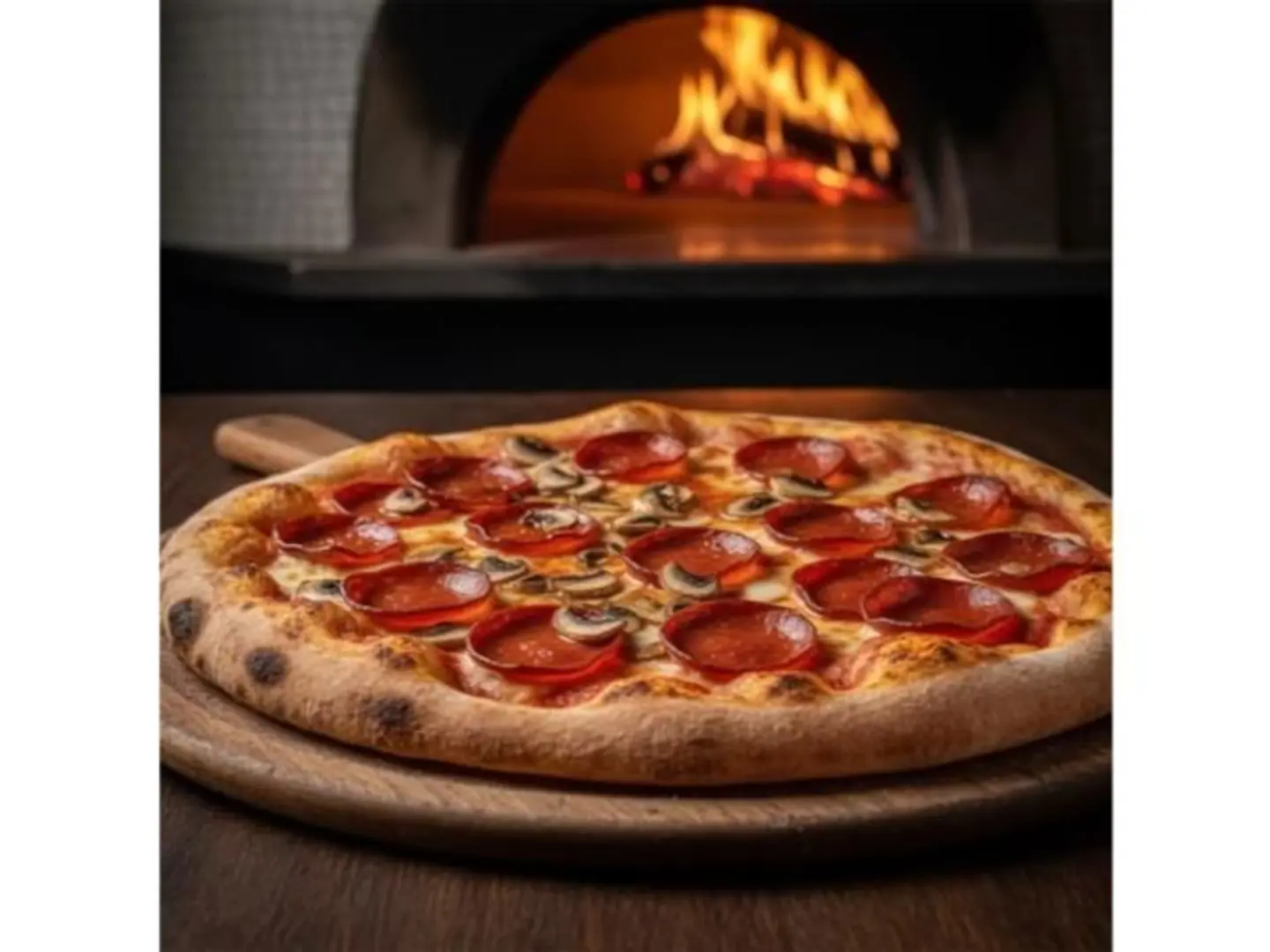 Pepperoni And Mushroom Pizza - Party