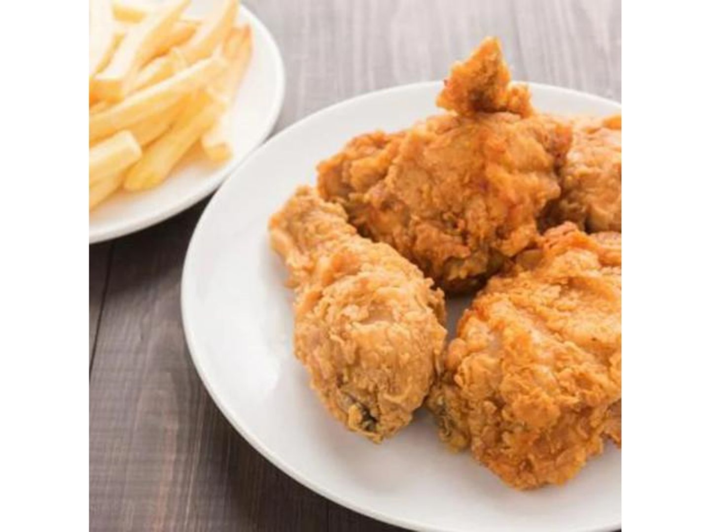بروستد مع رز بخاري - نص حبة دجاج