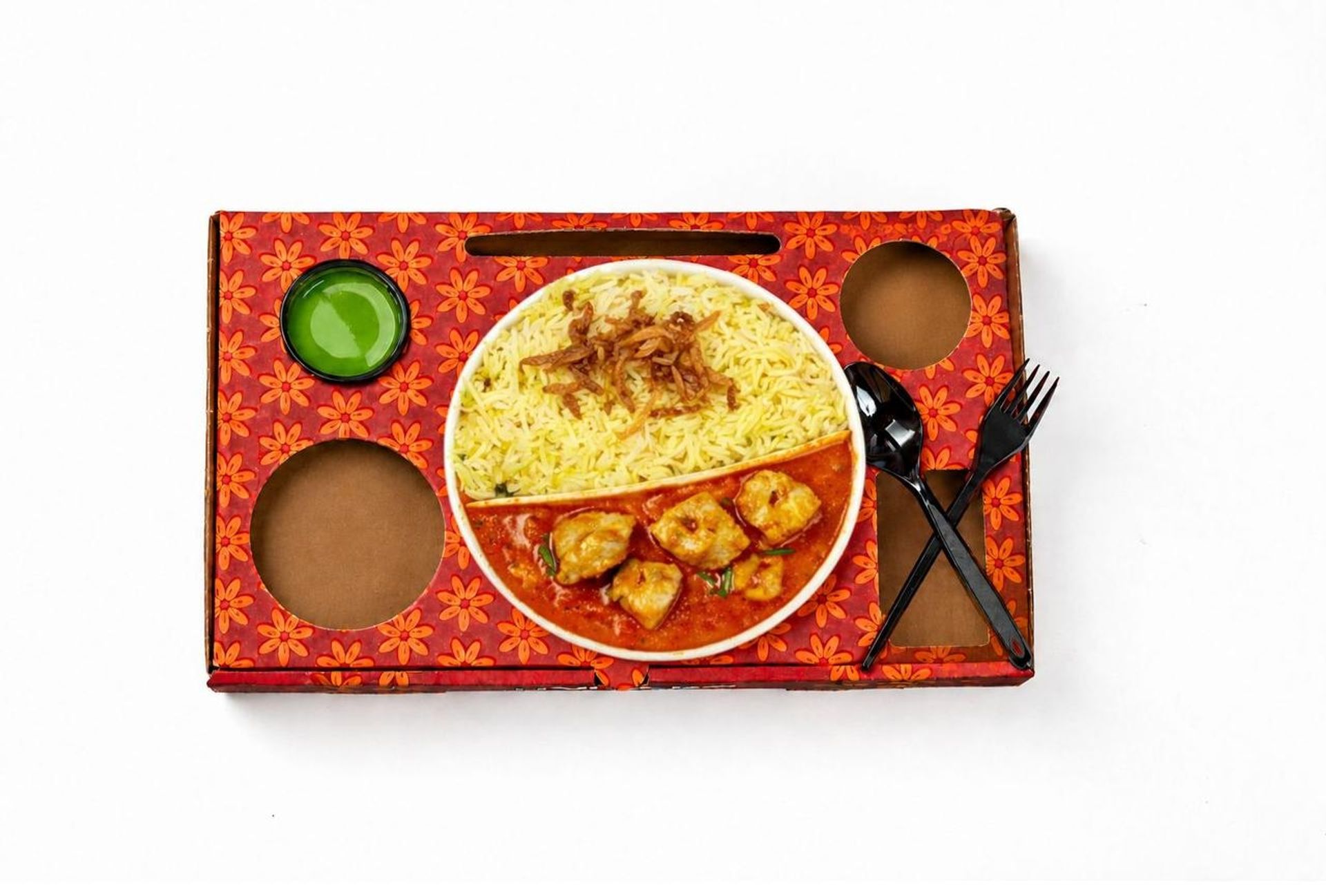 طبق سمك مسالا - صغير