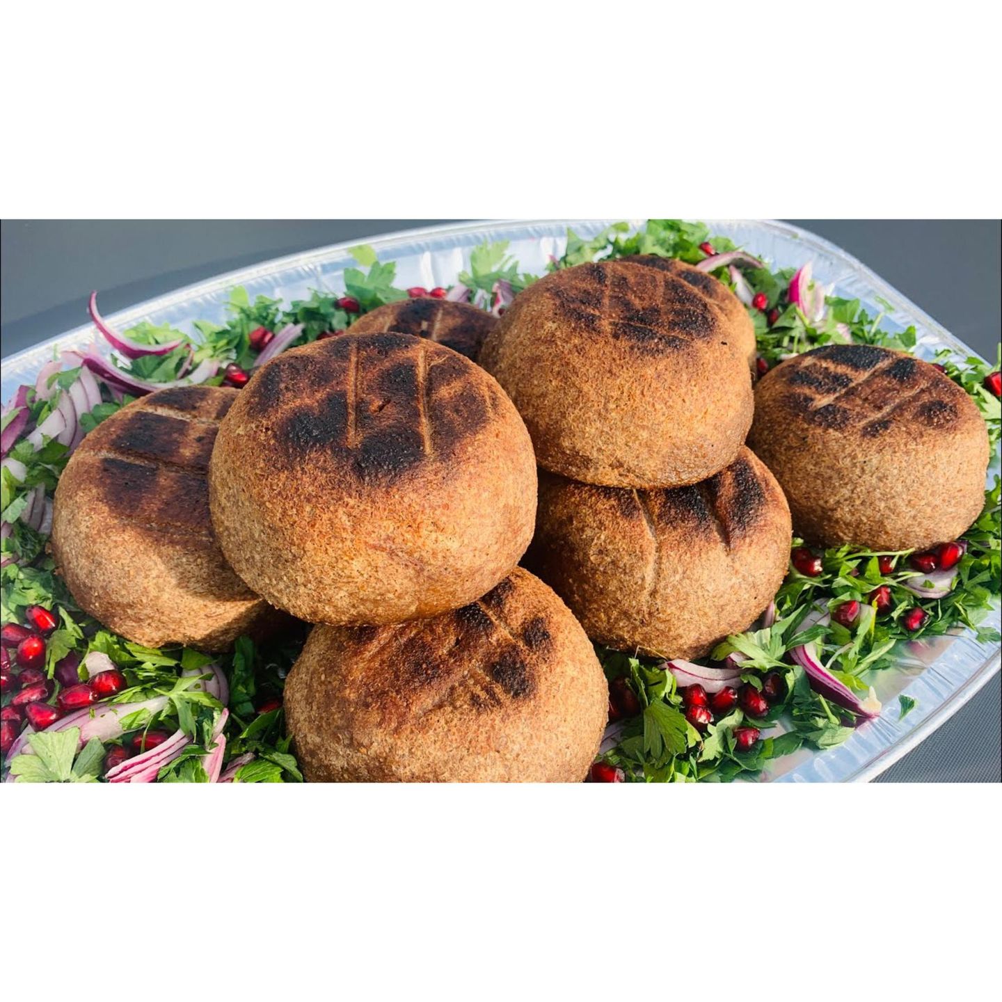Grilled Kibbeh On Skewer - For One Person