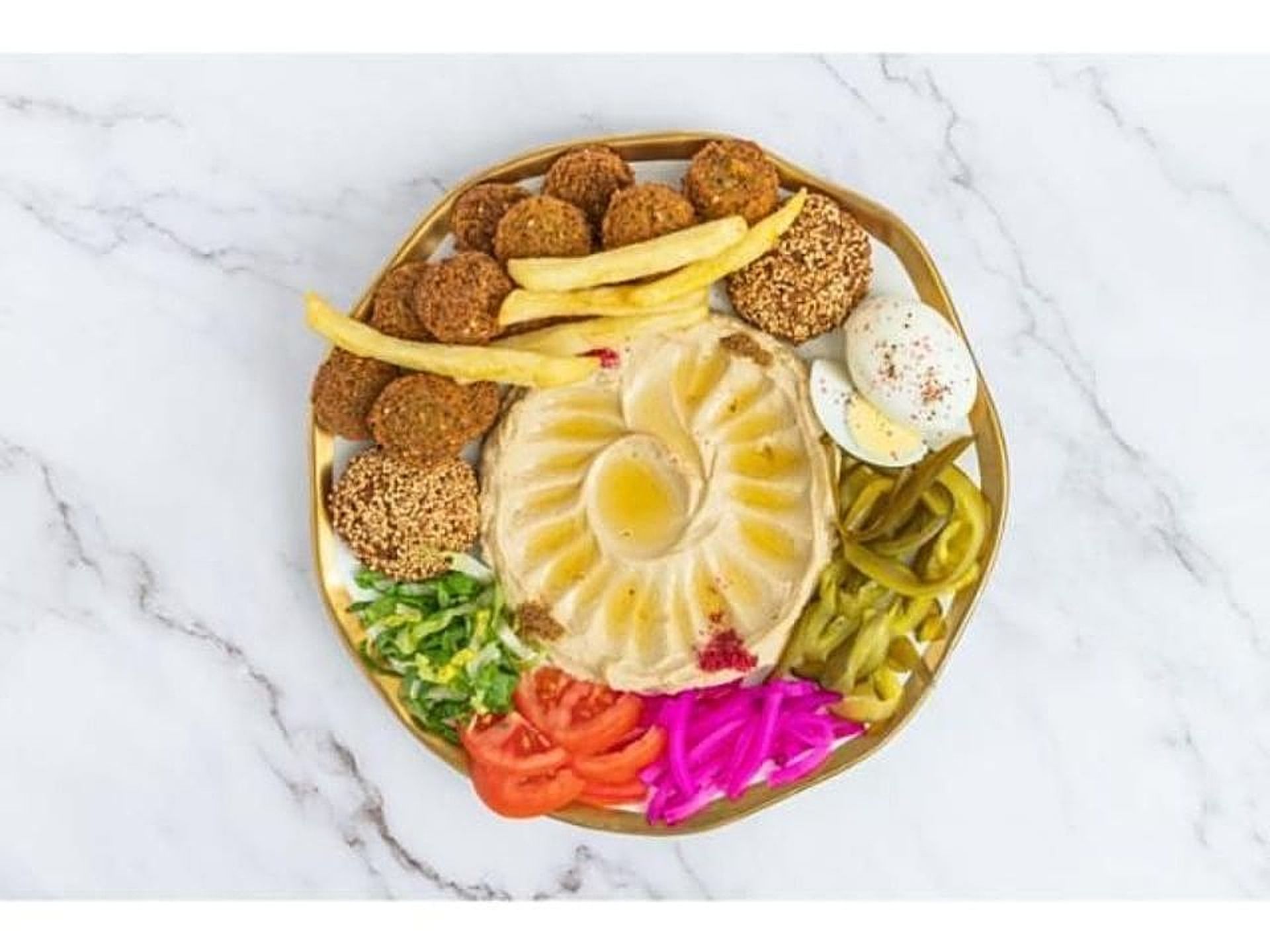 صحن فلافل - صغير