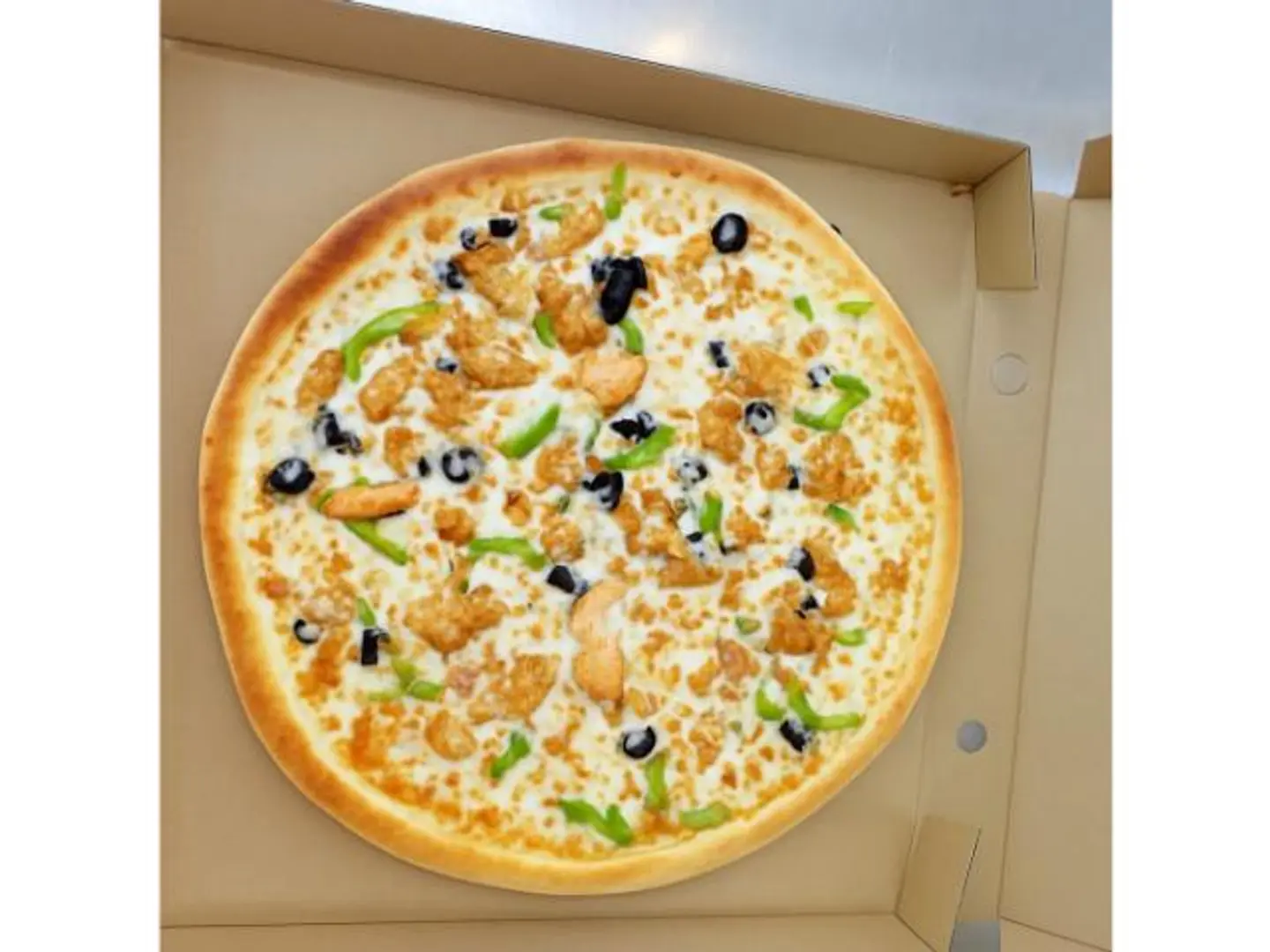بيتزا قطع دجاج - وسط