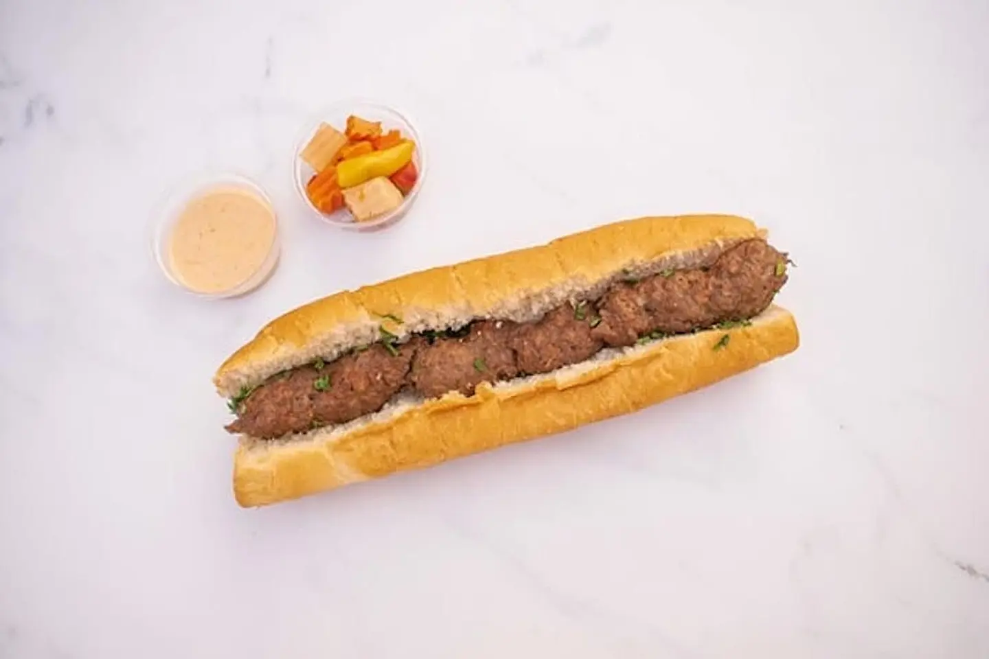 Jumbo Meat Kebab - Sandwich