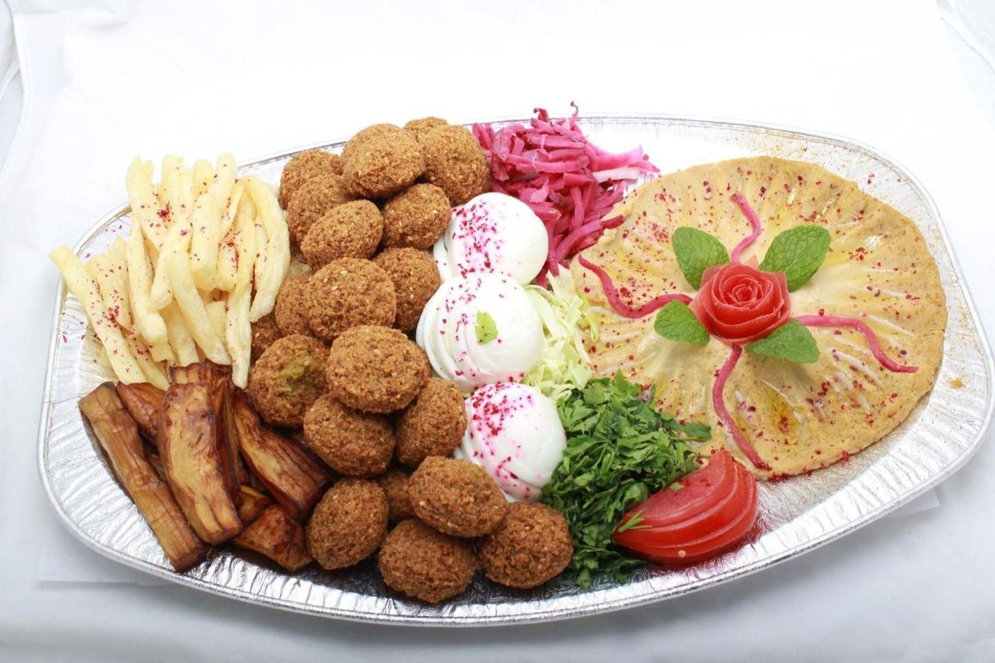 صحن فلافل مشكل - صغير