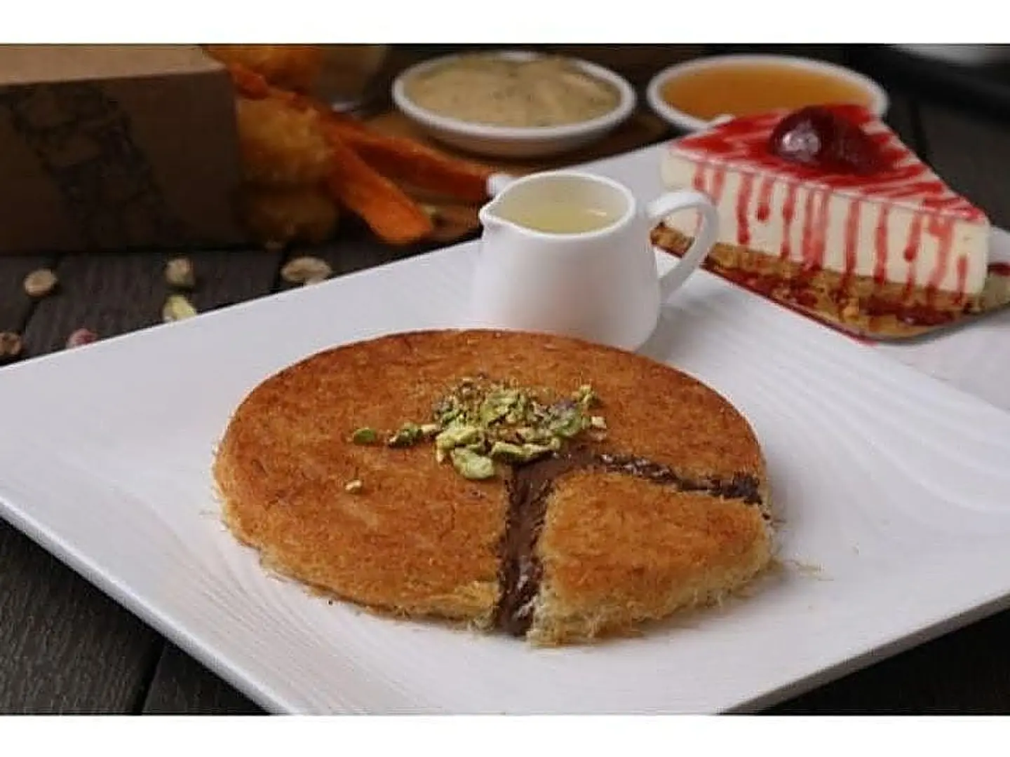 Kunafah With Dates - Quarter A Kilo Kunafa With Dates