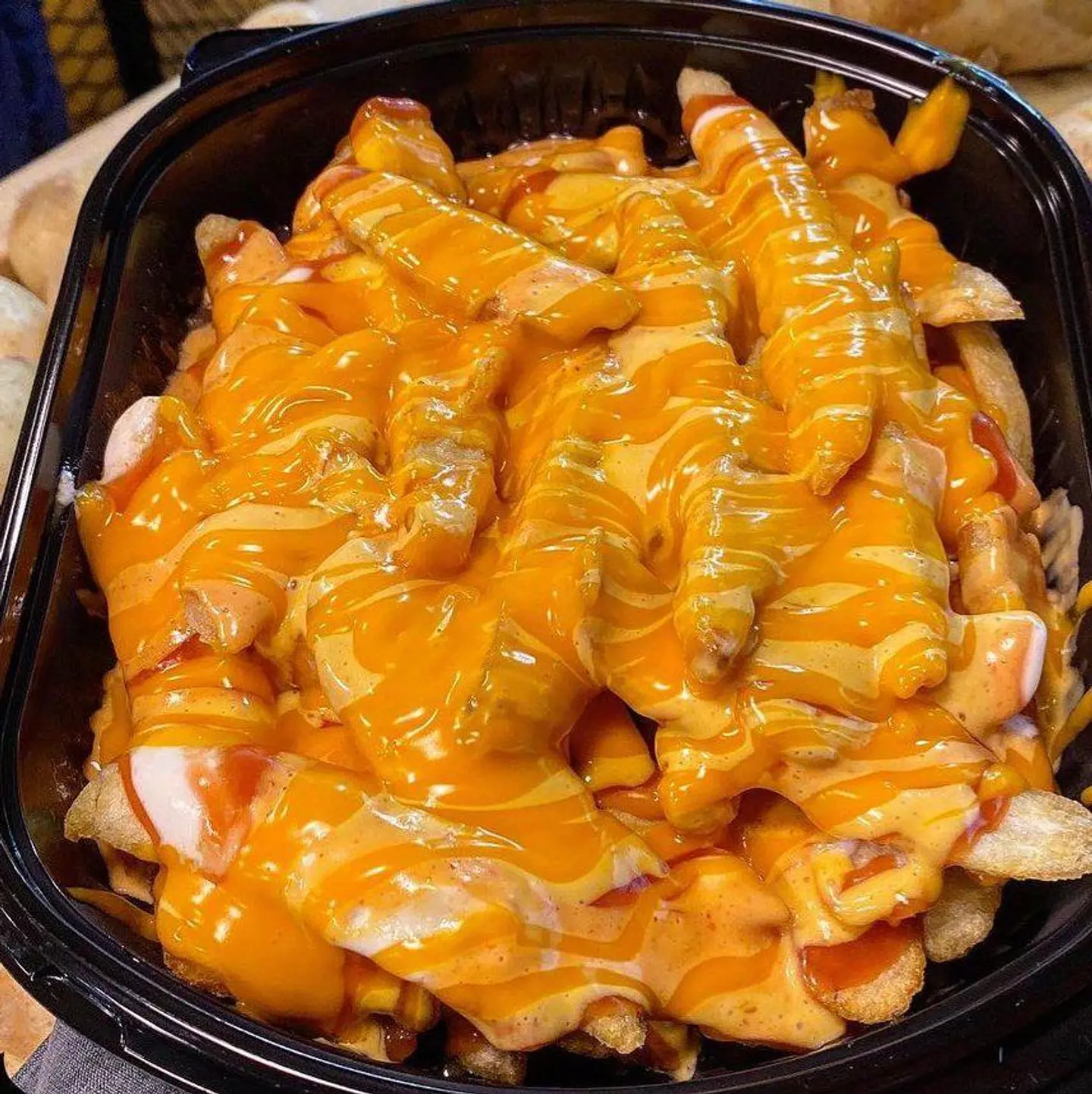 صحن بطاطس بصوص الجبن - صغير