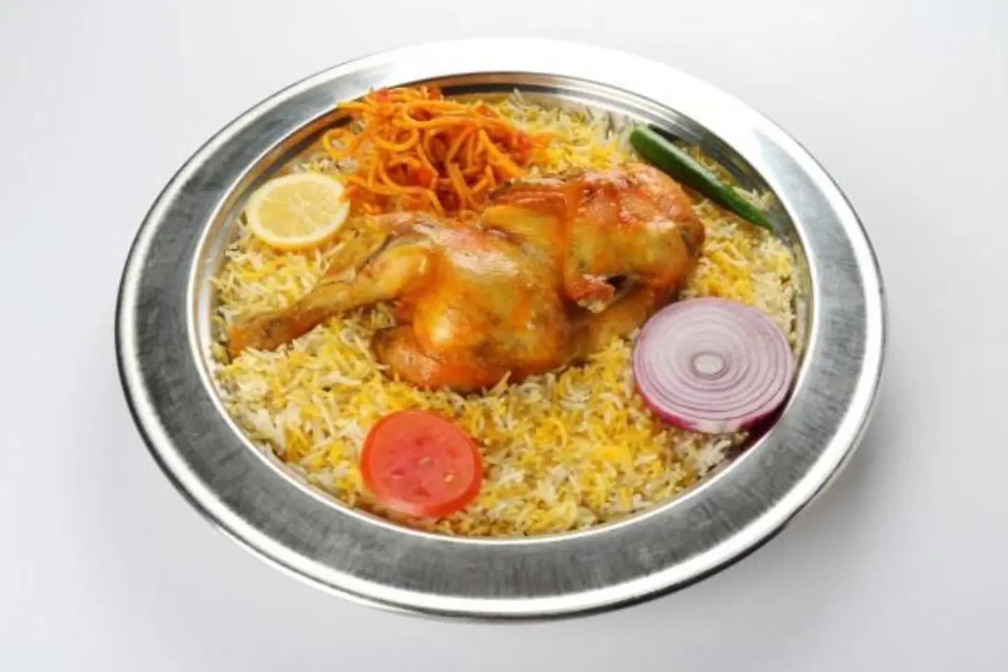 دجاج مندي ساده - نص حبة