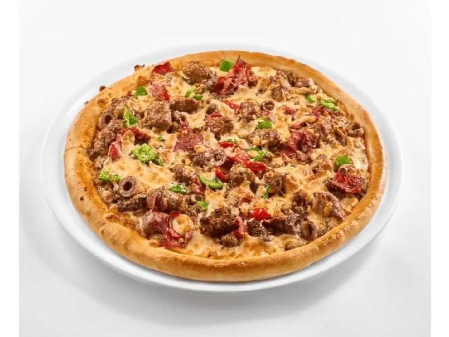 بيتزا مكس لحوم - وسط