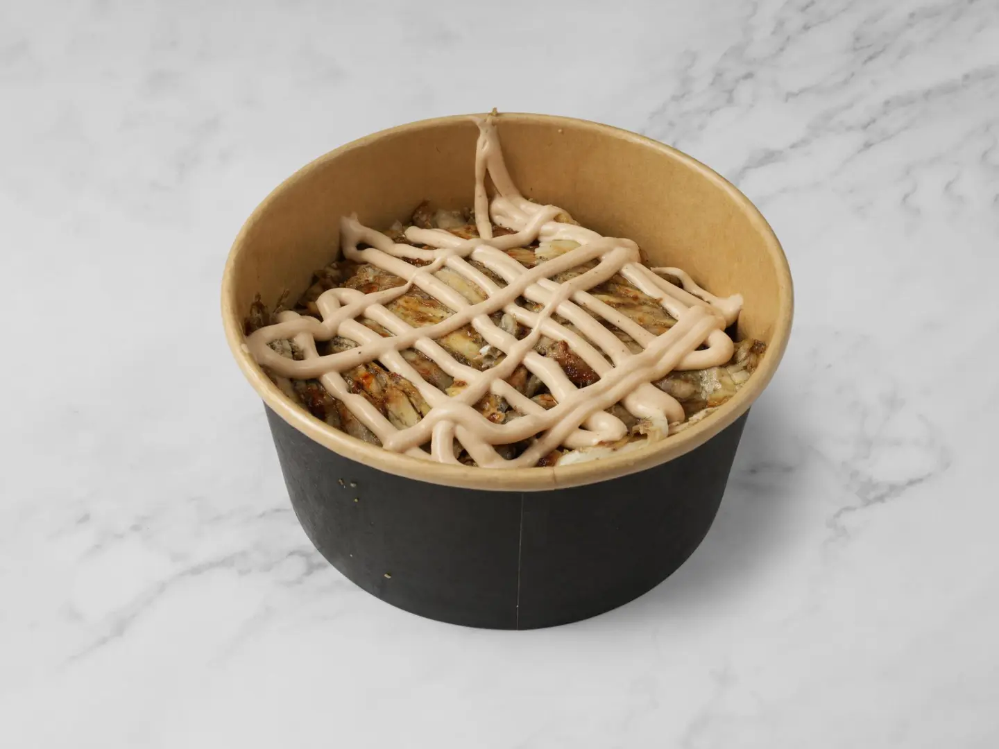 سلطة شاورما - وسط