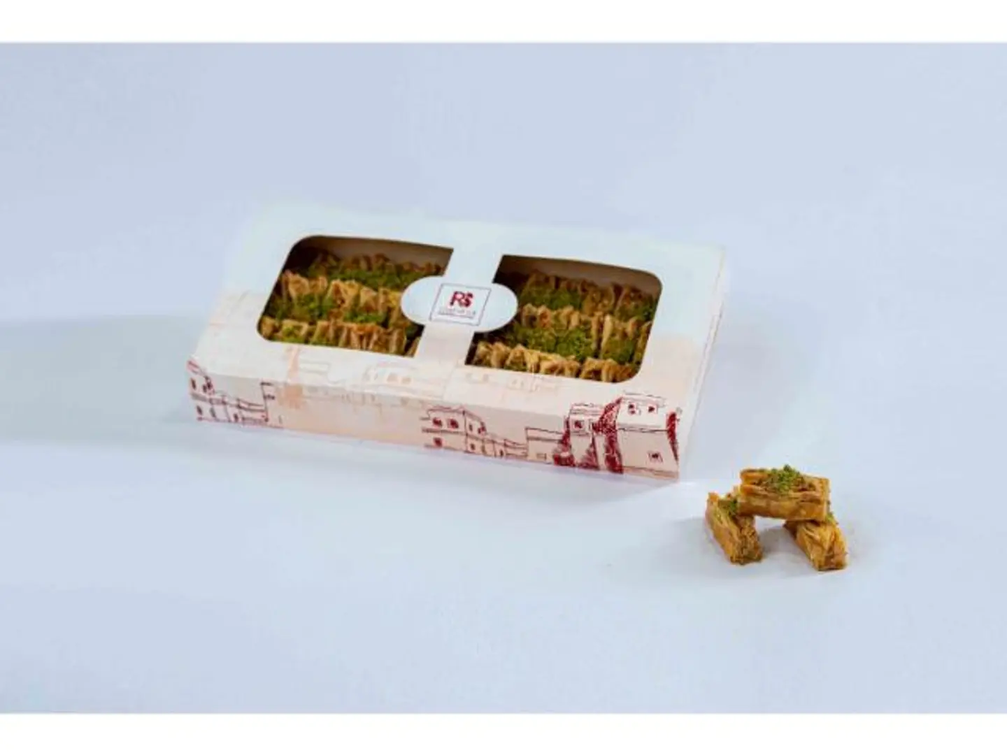 Baklava Knife With Pistachios - 1/2 Kilo