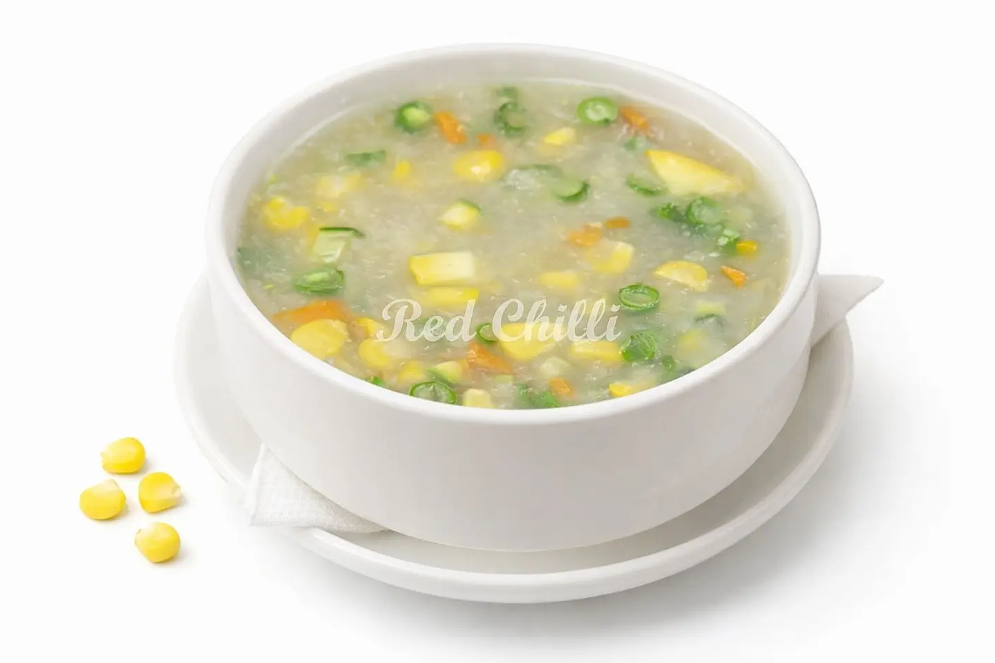 شوربة الذرة - الدجاج