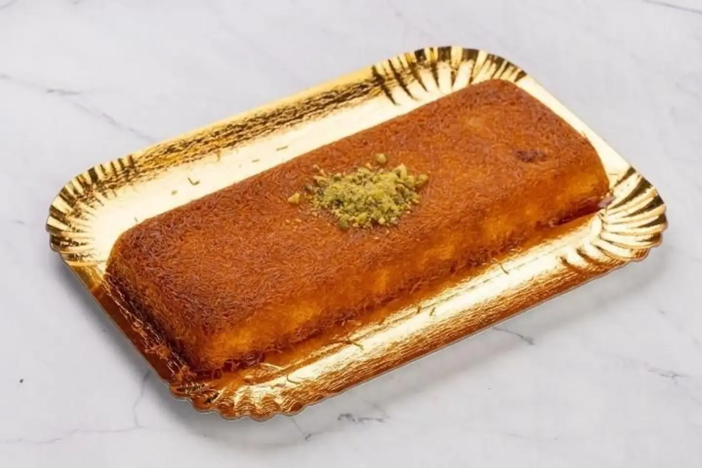Cream Rectangular Kunafa - Small