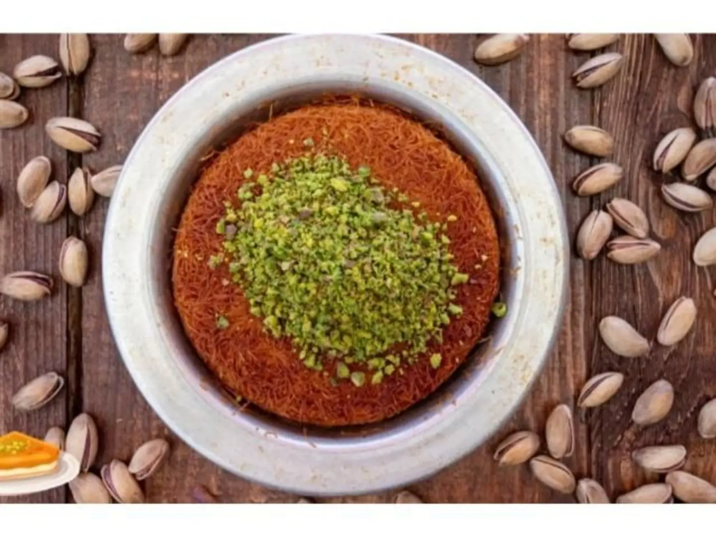 كنافة نابلسية خشنه بالجبنه - صحن صغير