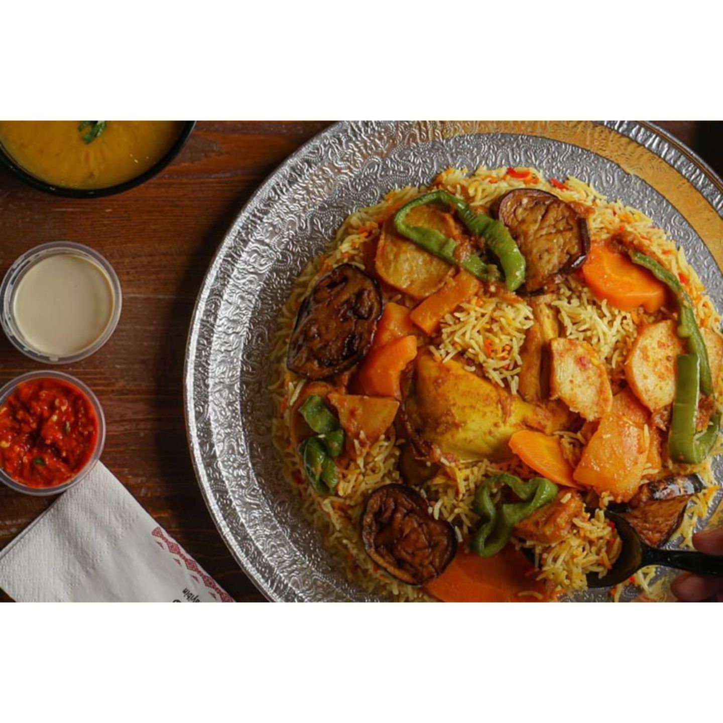 Maqluba - Half A Chicken