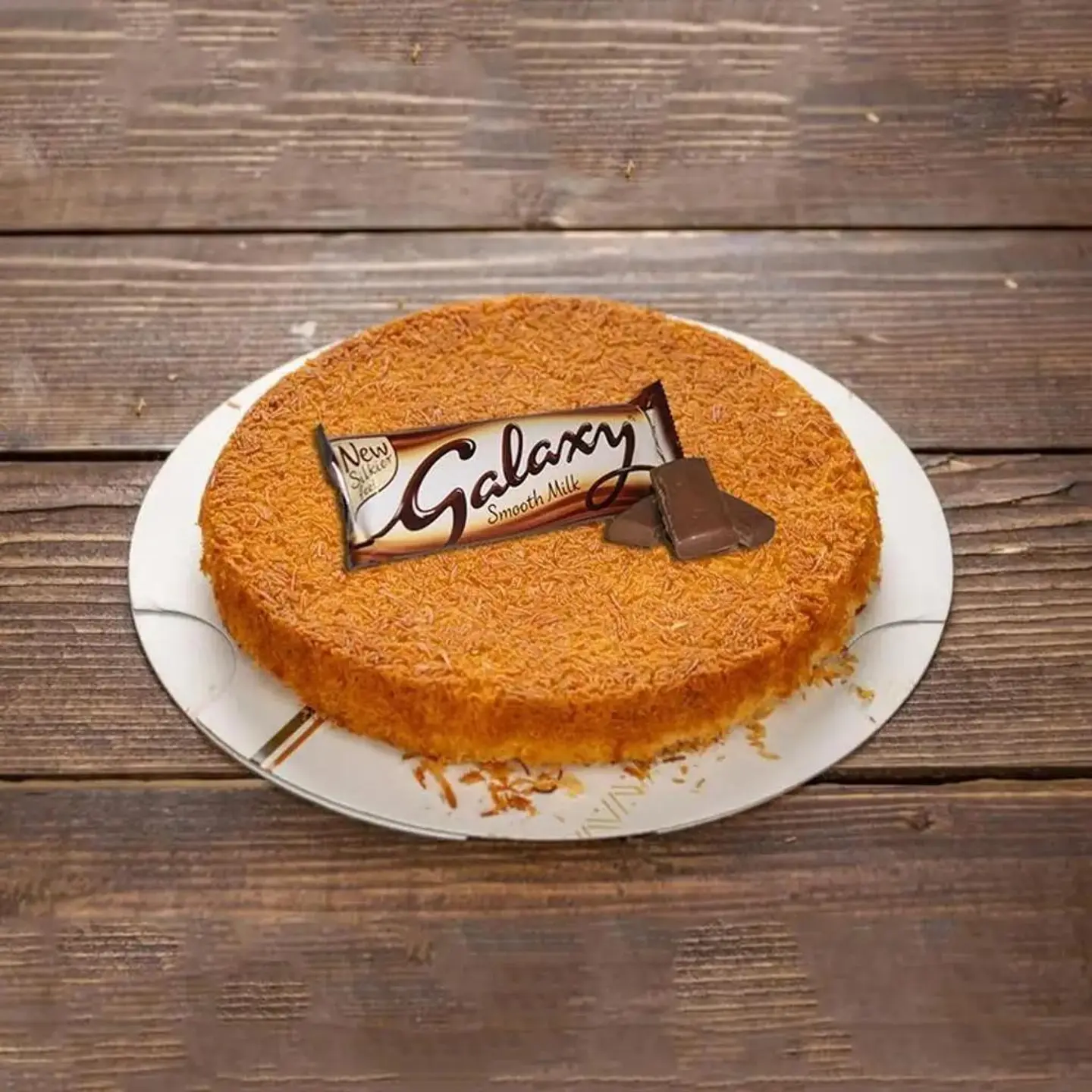 Kunafa With Cream And Galaxy - Small