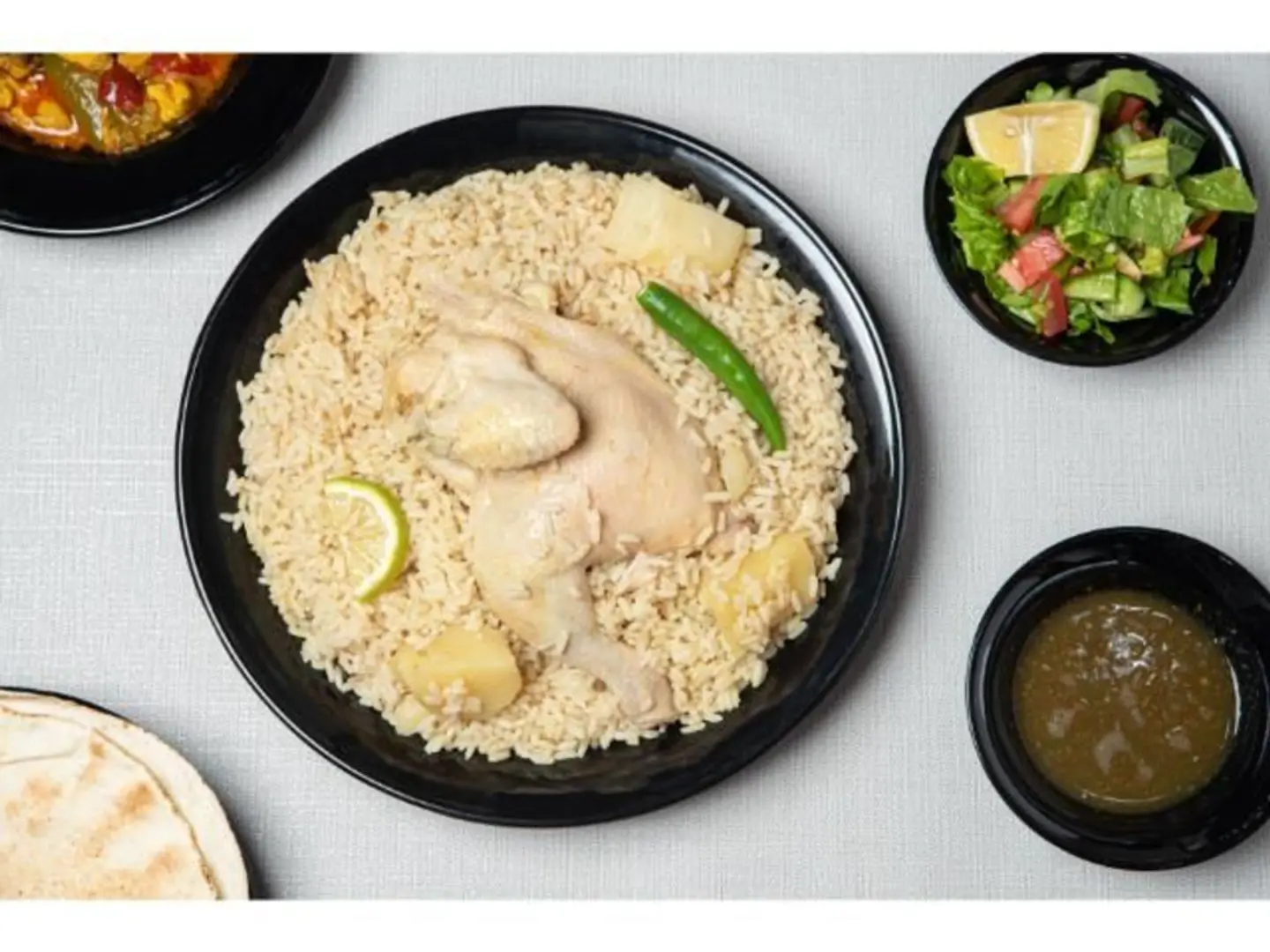 دجاج مضغوط - نصف