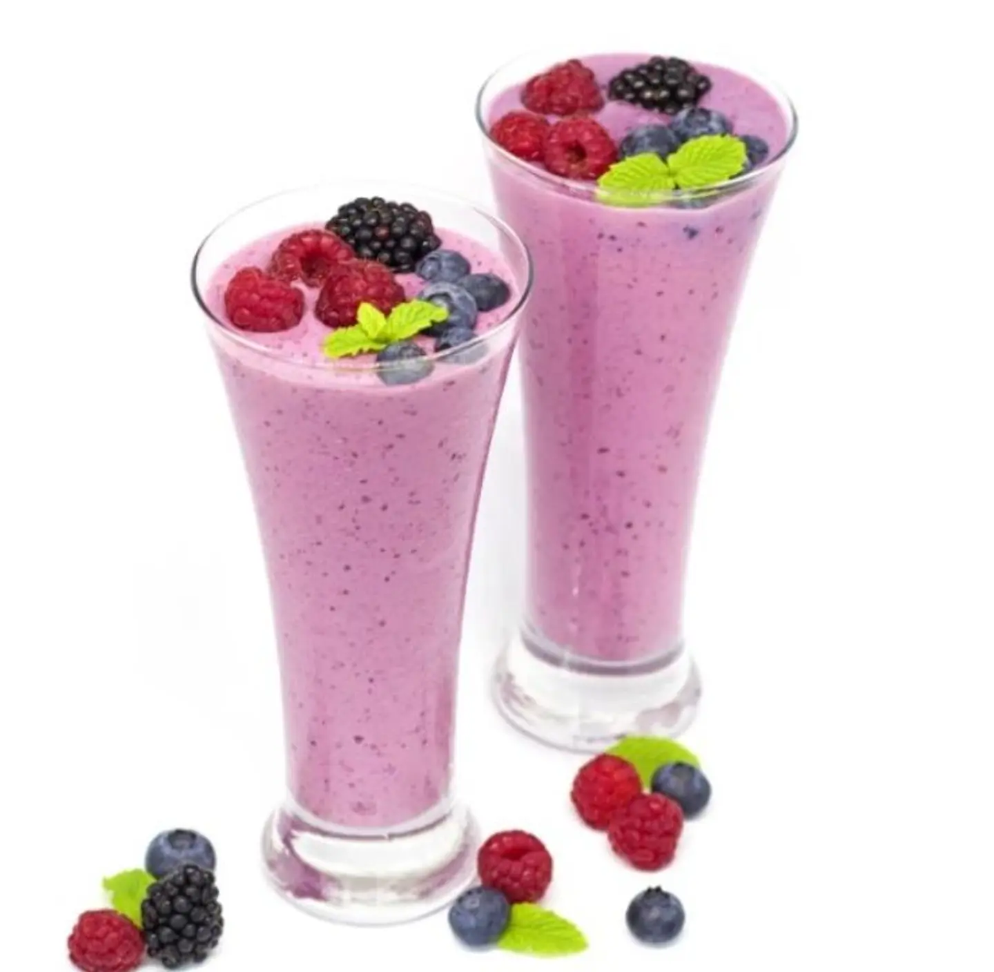 سموثي توت مشكّل - وسط