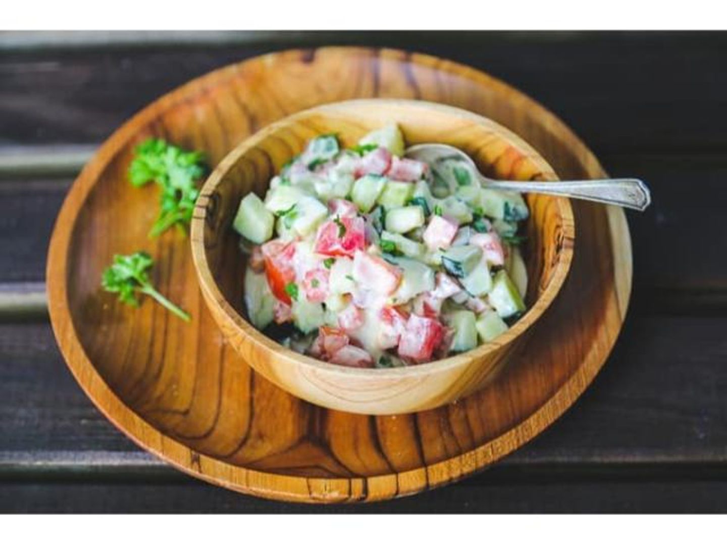 سلطة بالطحينية - صغير