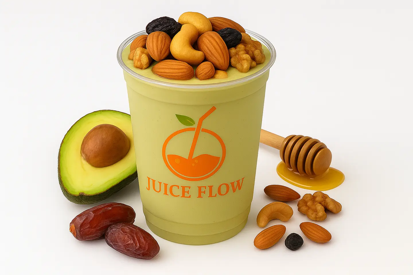 أفوكادو تمر وعسل مع مكسرات - صغير