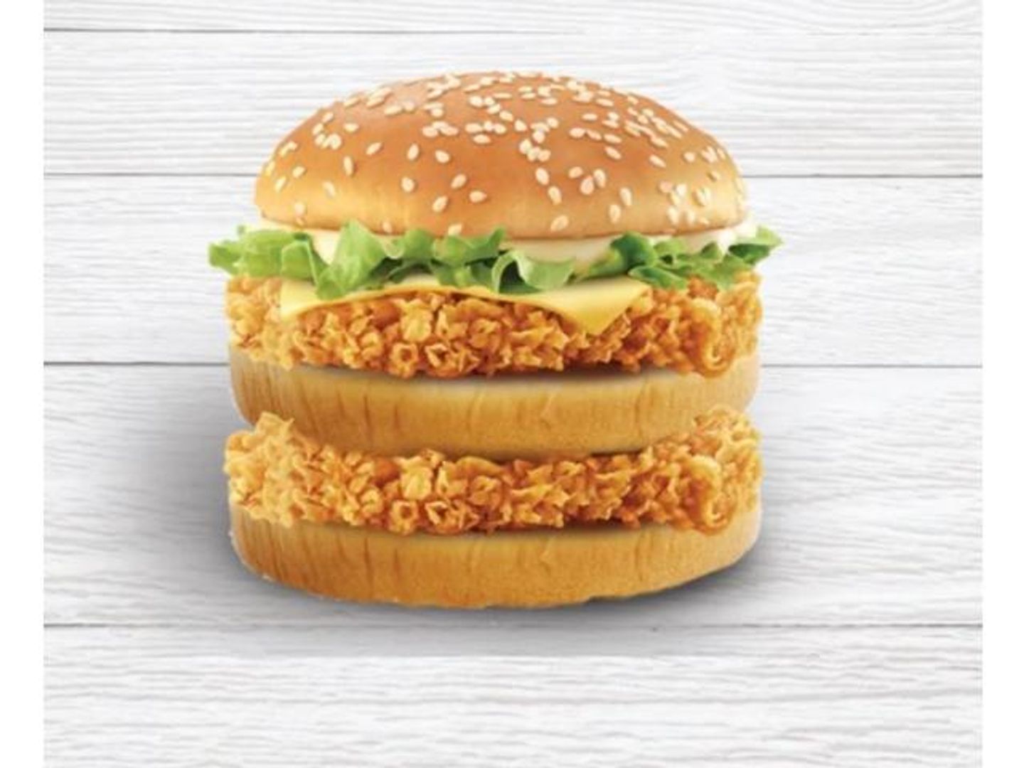 Double Zinger Burger Sandwich - Without Cheese