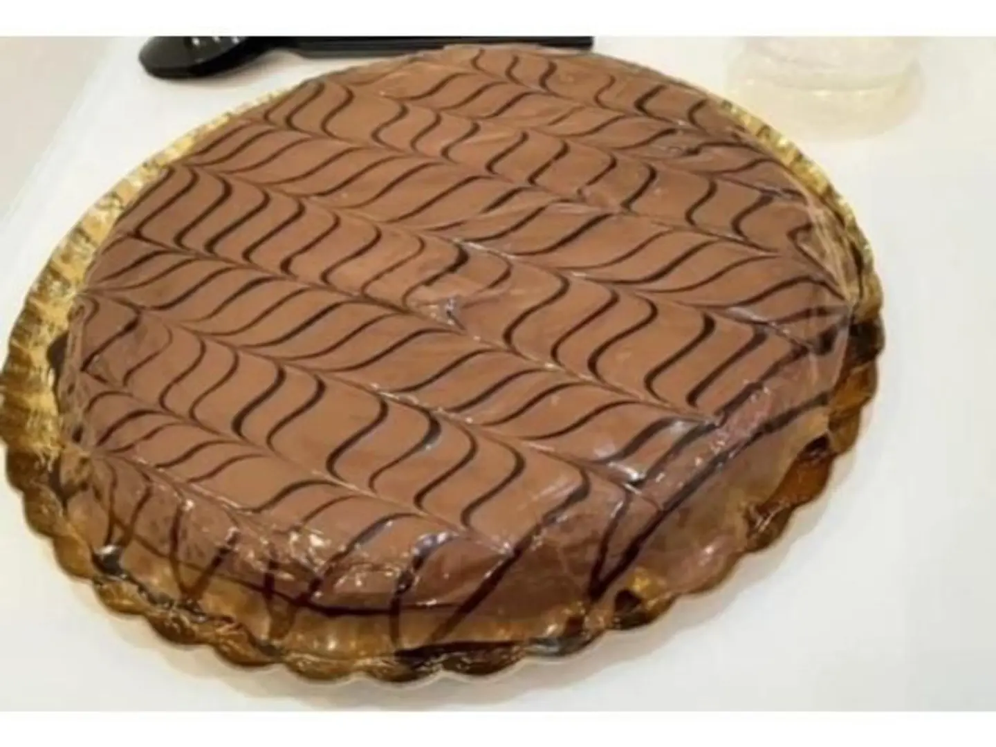 Kunafah With Cream With Lotus And Nutella Sauce - Small