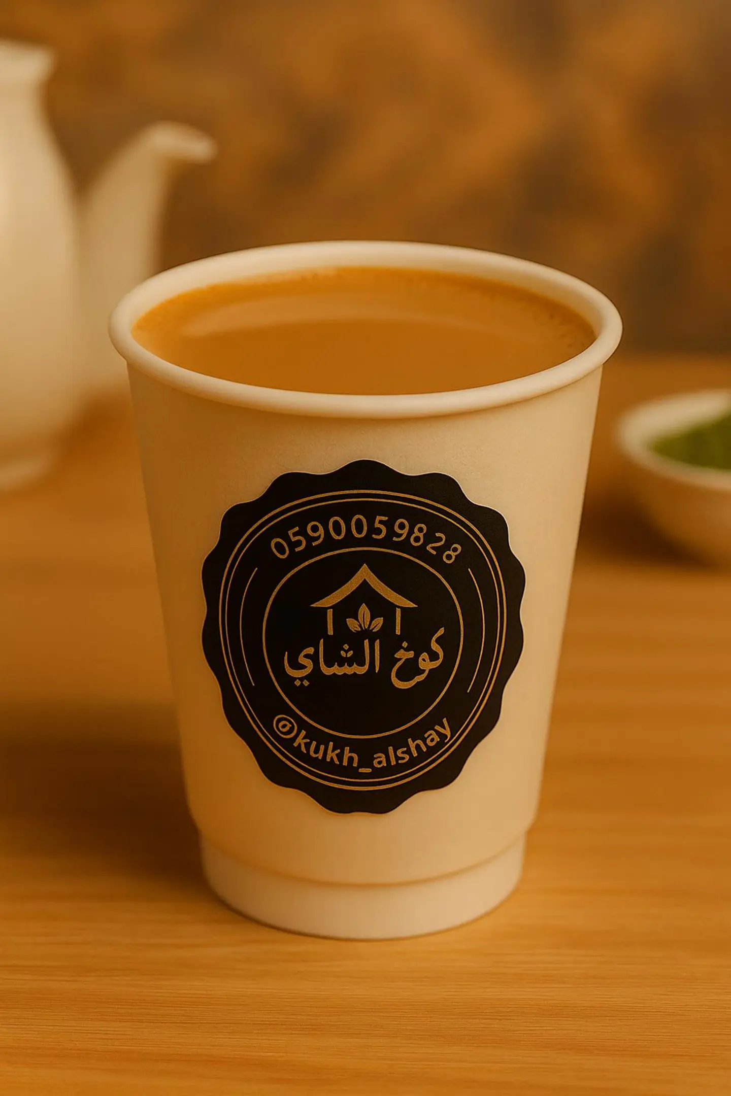 شاي كرك - صغير ورقي