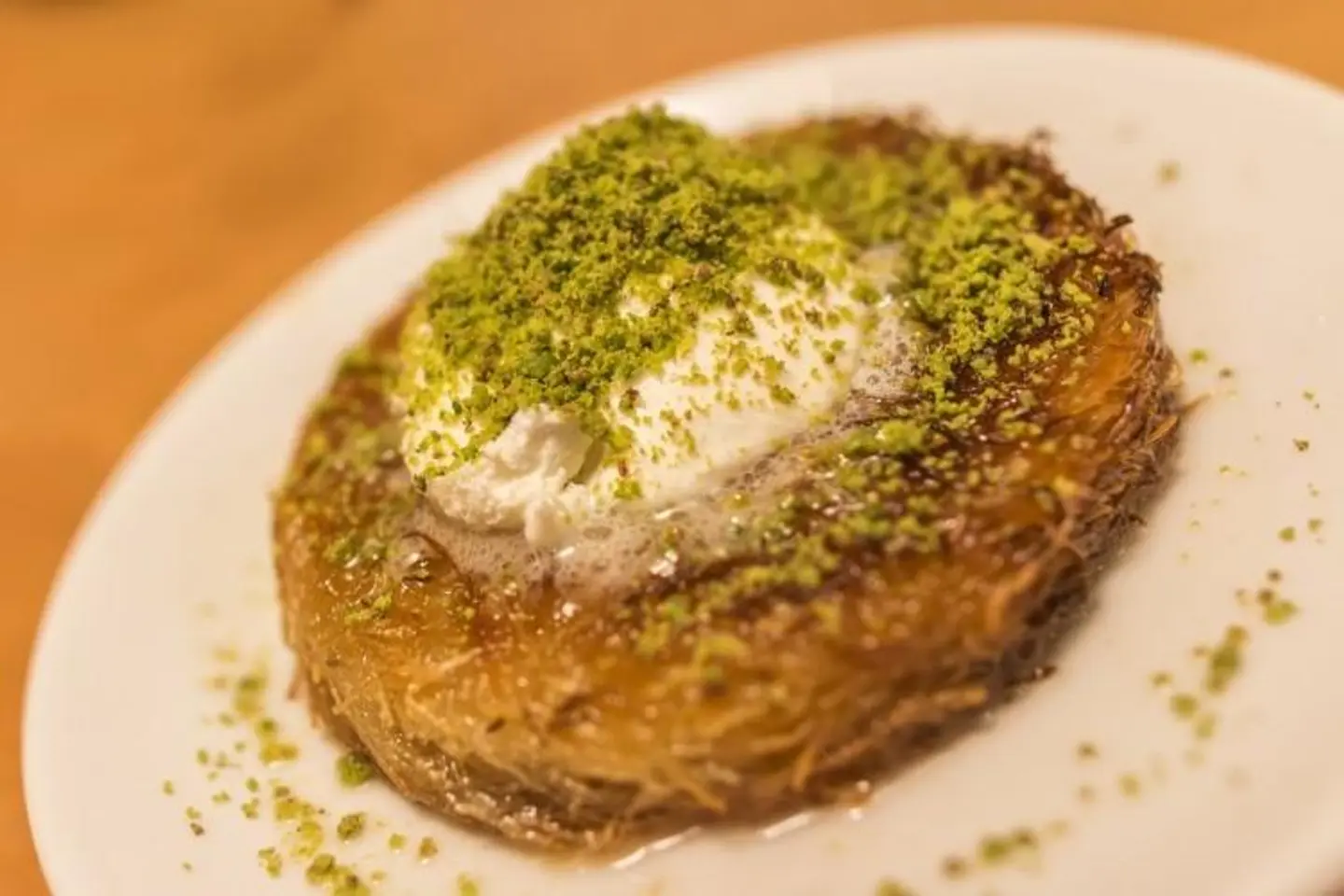 كنافة دائري قشطة - صغير جدا