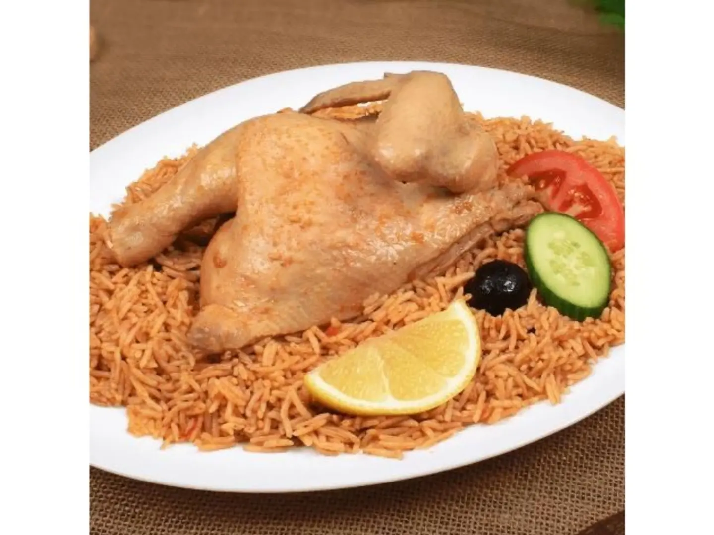 دجاج مضغوط - نص حبة دجاج
