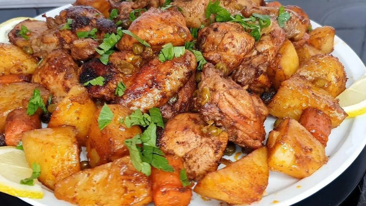 Maqmarah With Rice - Quarter Of A Chicken