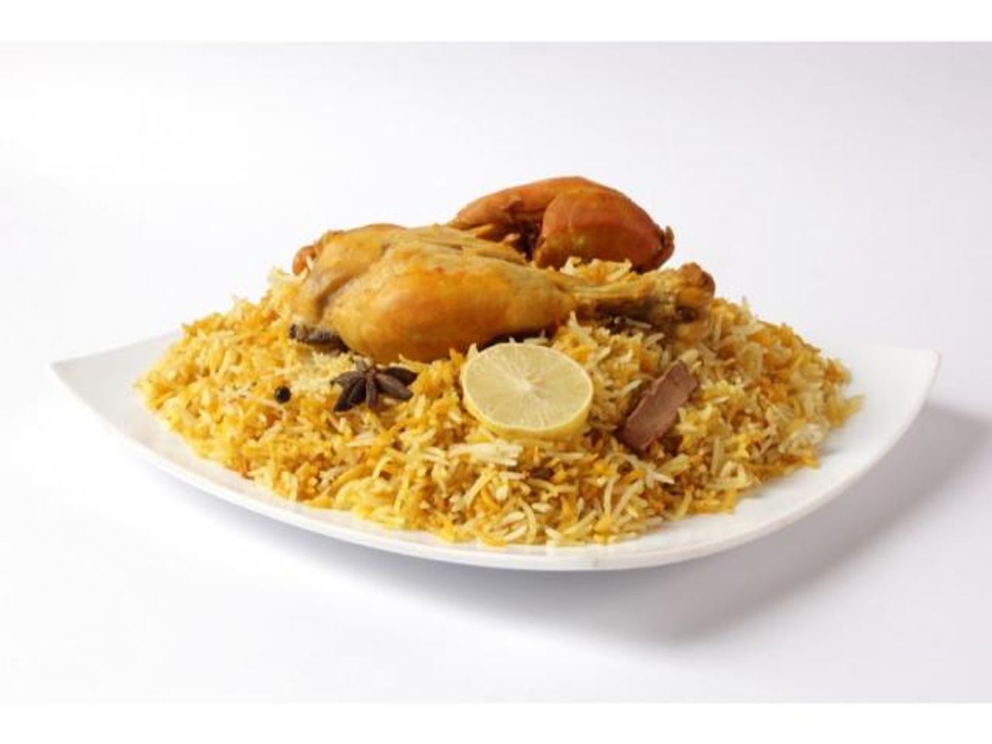 Chicken Madfoun Buried Chicken With Rice - Half