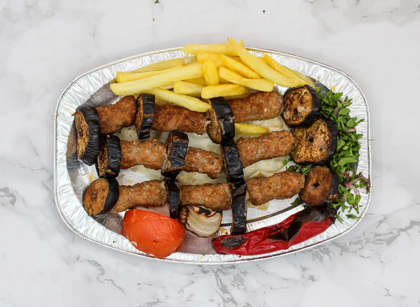 كباب باذنجان - لشخص واحد