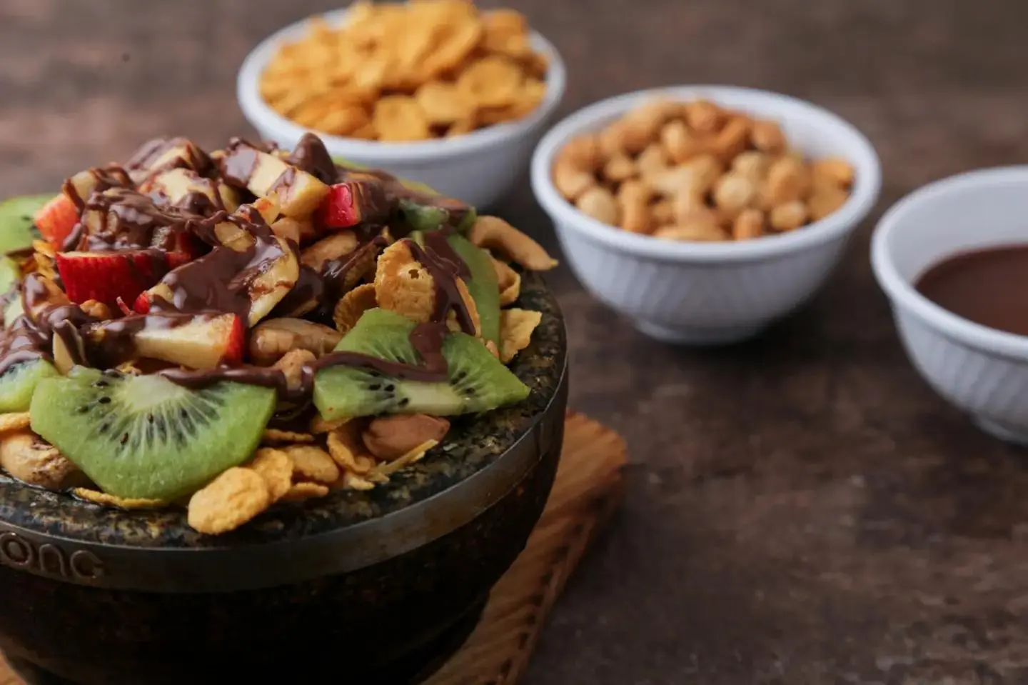 معصوب وافل الجي بالفواكة - عادي