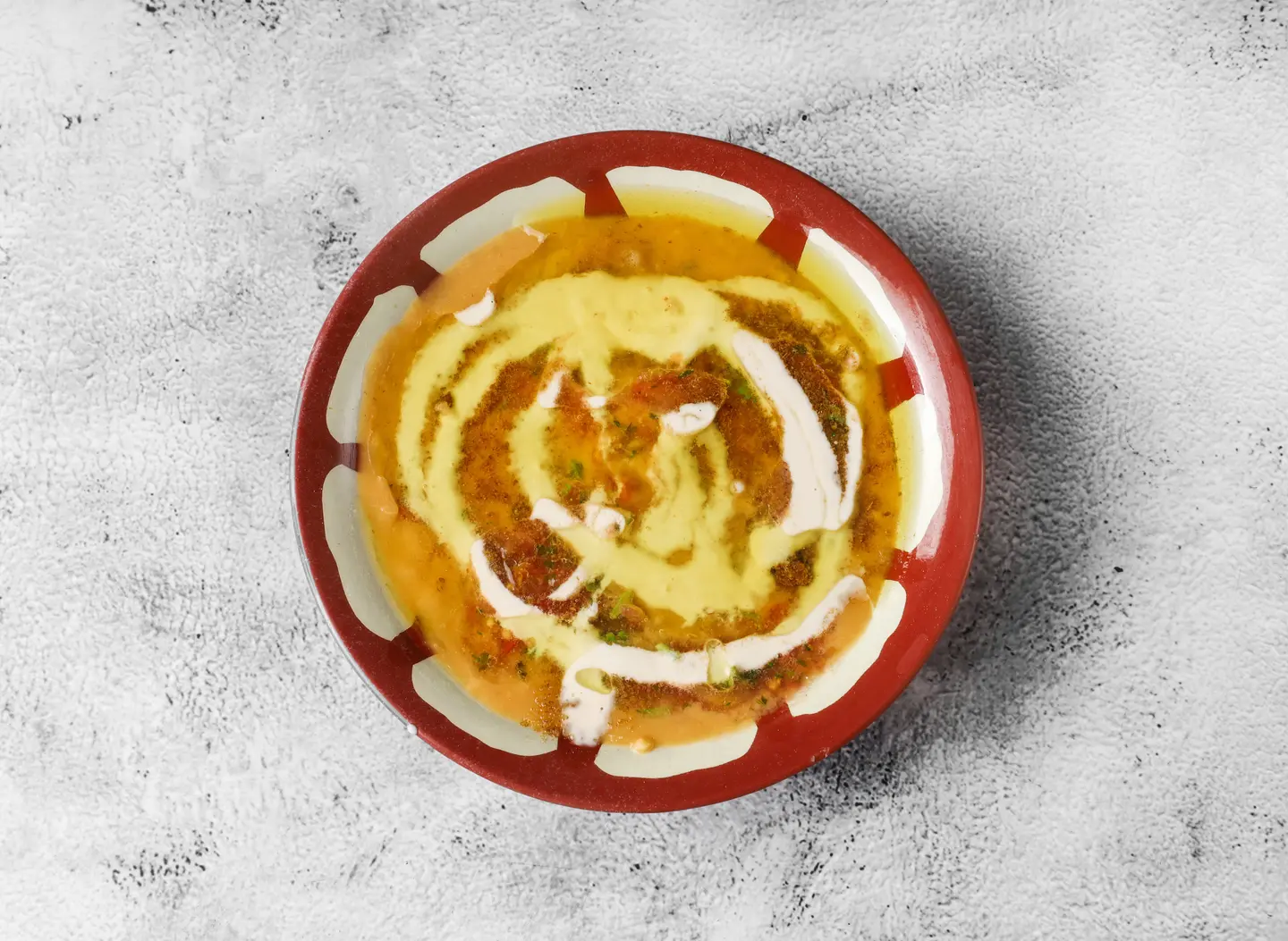 Foul With Oriental Ghee Platter - Small