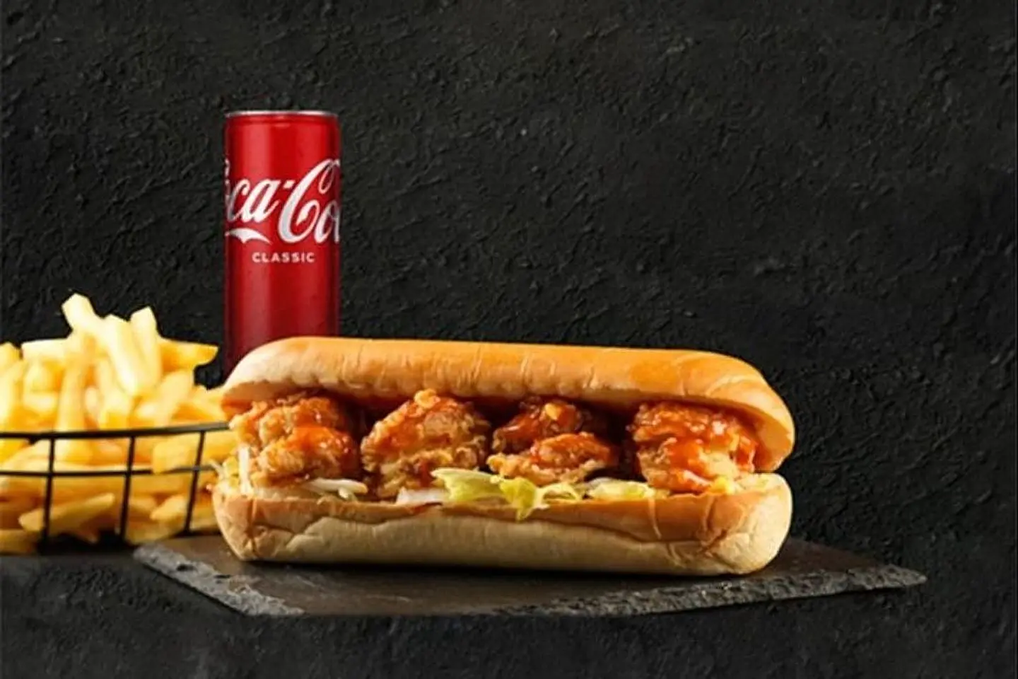 Crispy Shrimp Spicy Sandwich - Without Meal