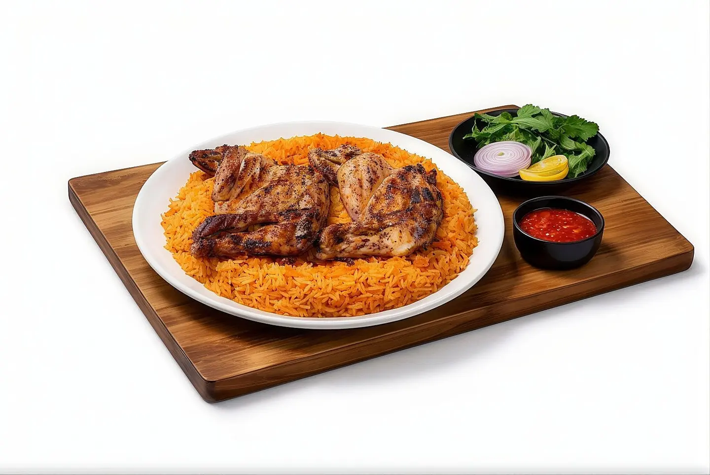 Charcoal Chicken Bukhari Rice - Half A Chicken