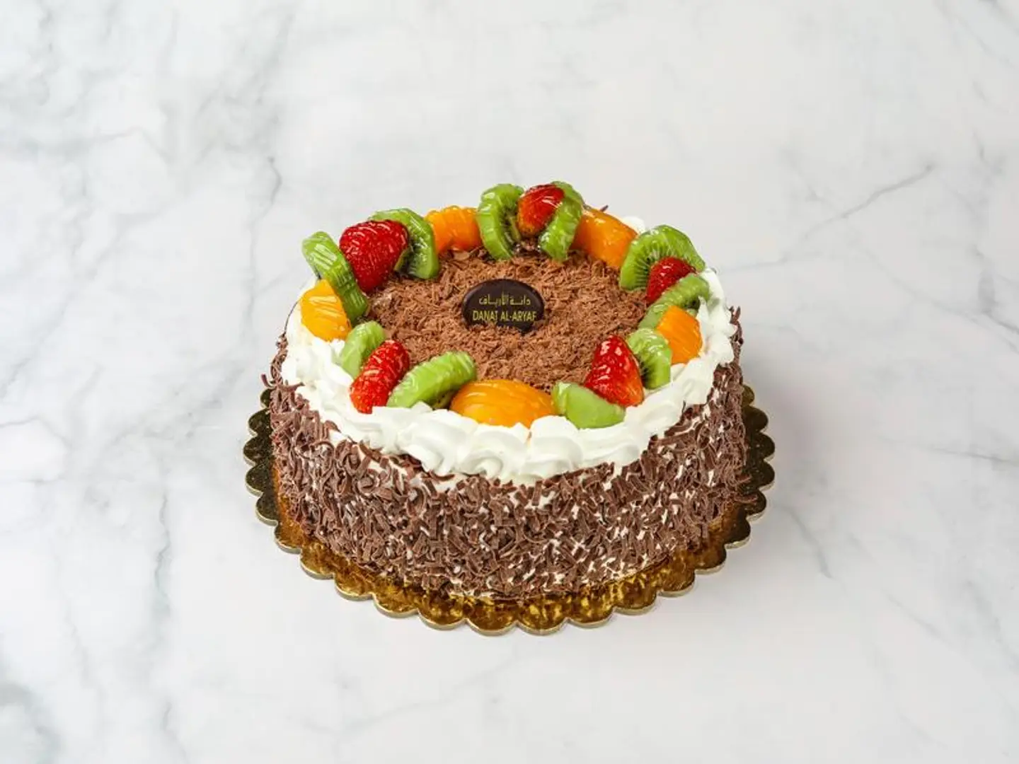 Chocolate Cake With Fruit - Medium