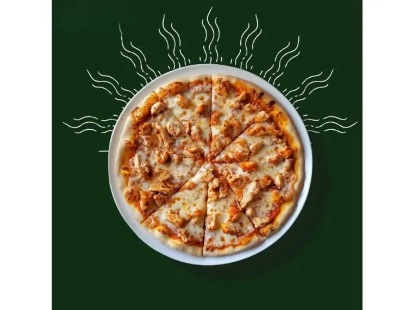 بيتزا شرايح دجاج - صغير