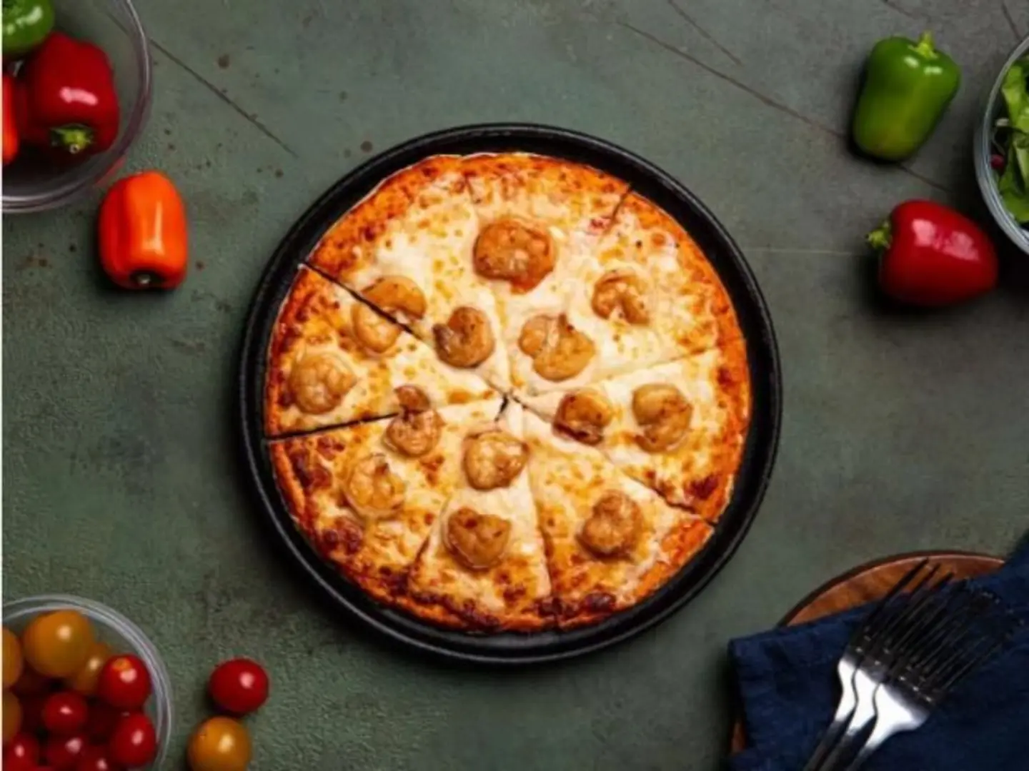 Shrimp Pizza - Medium