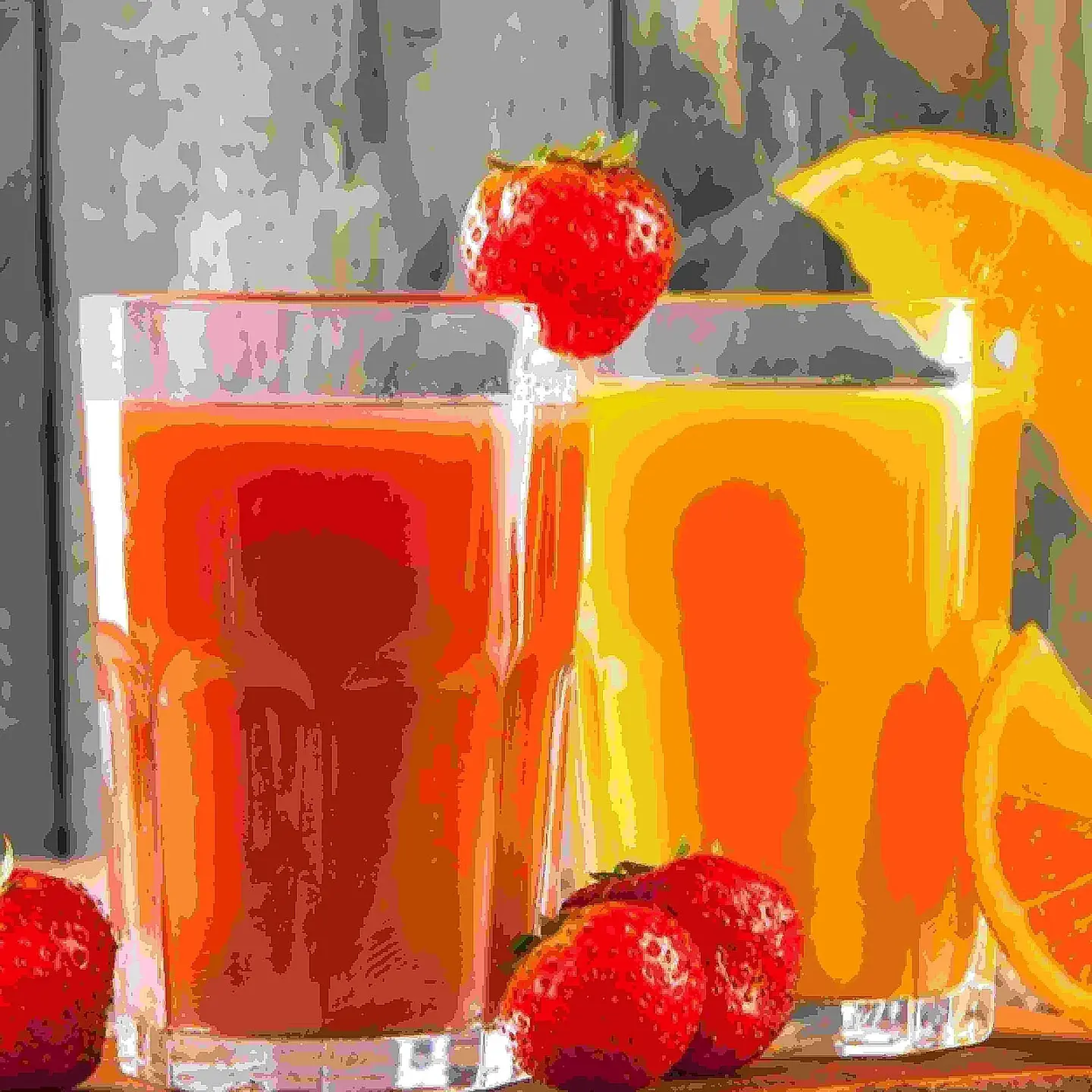 Strawberry Orange Juice - Medium